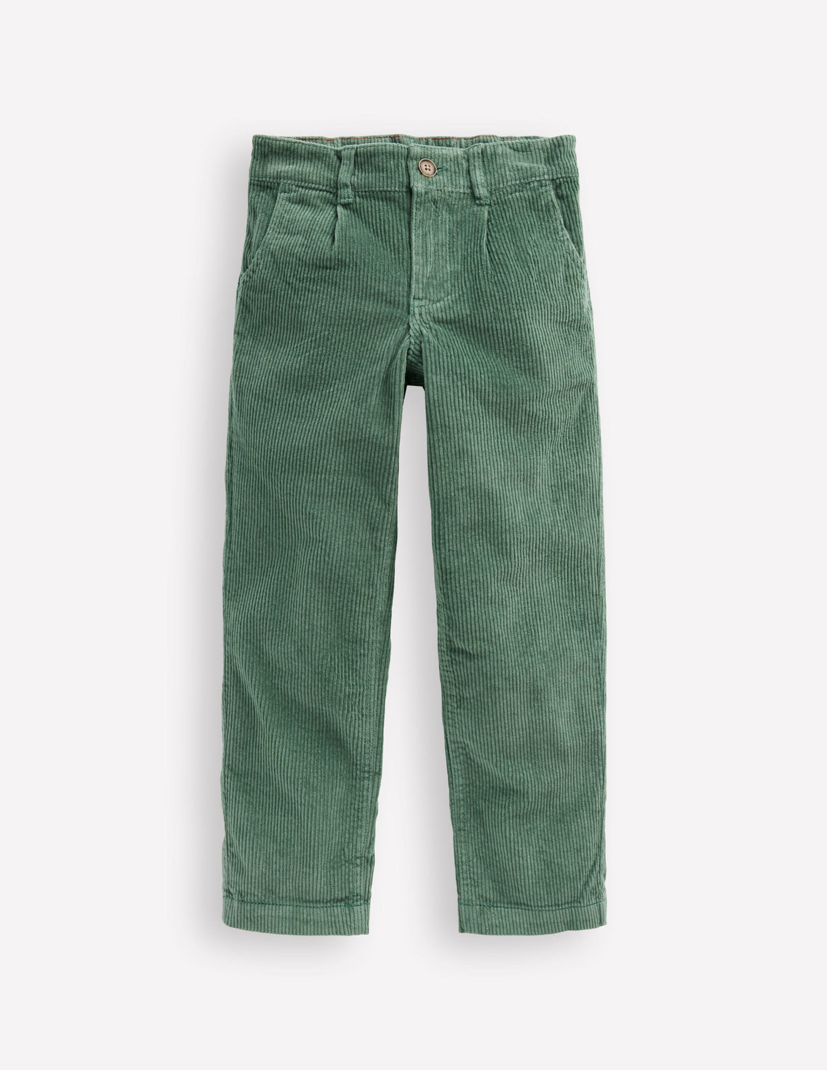 Everyday Straight Leg Trousers-Smoke Pine Cord - Image 1