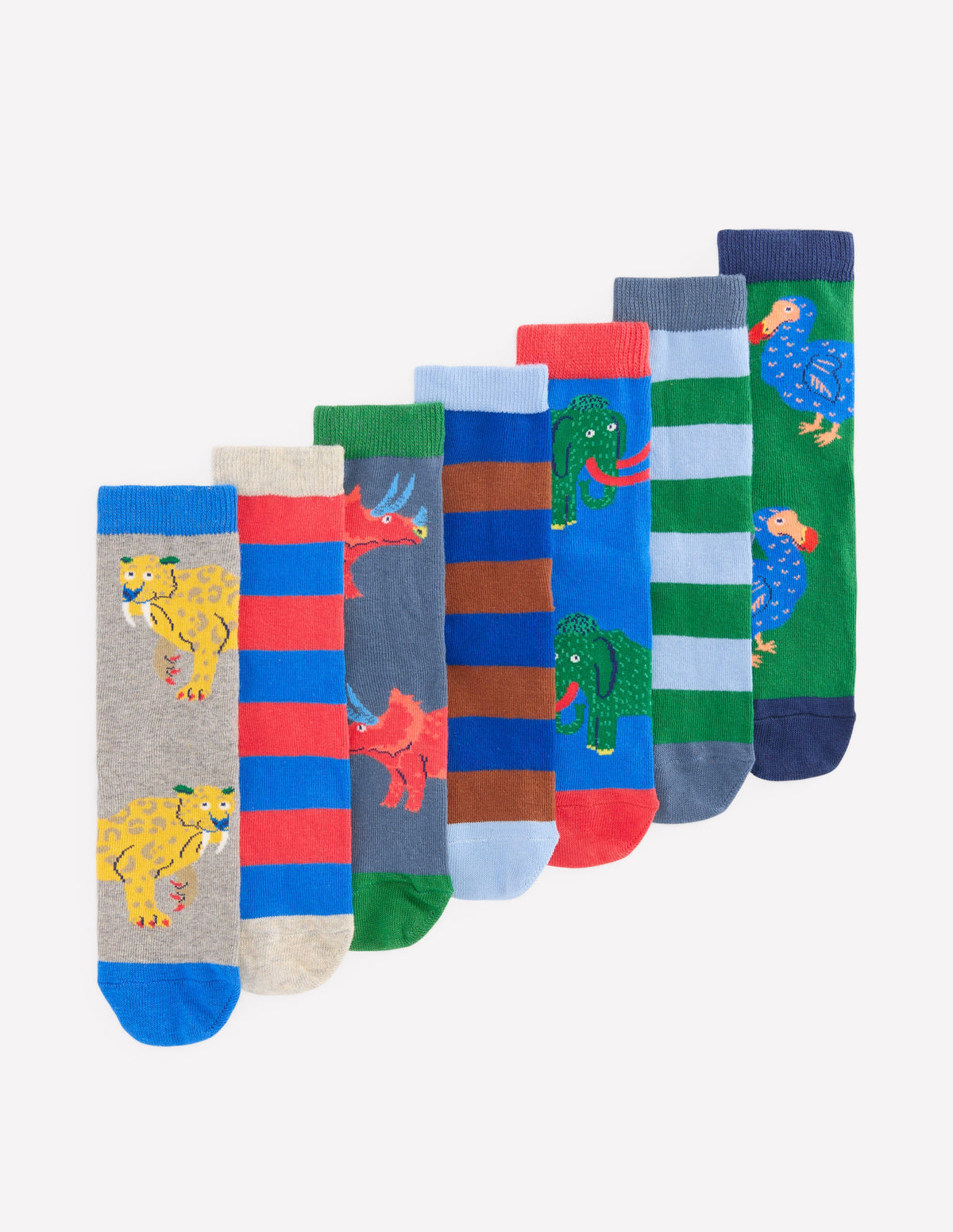 Socken im 7er-Pack-Bunt mit Tieren - Image 1