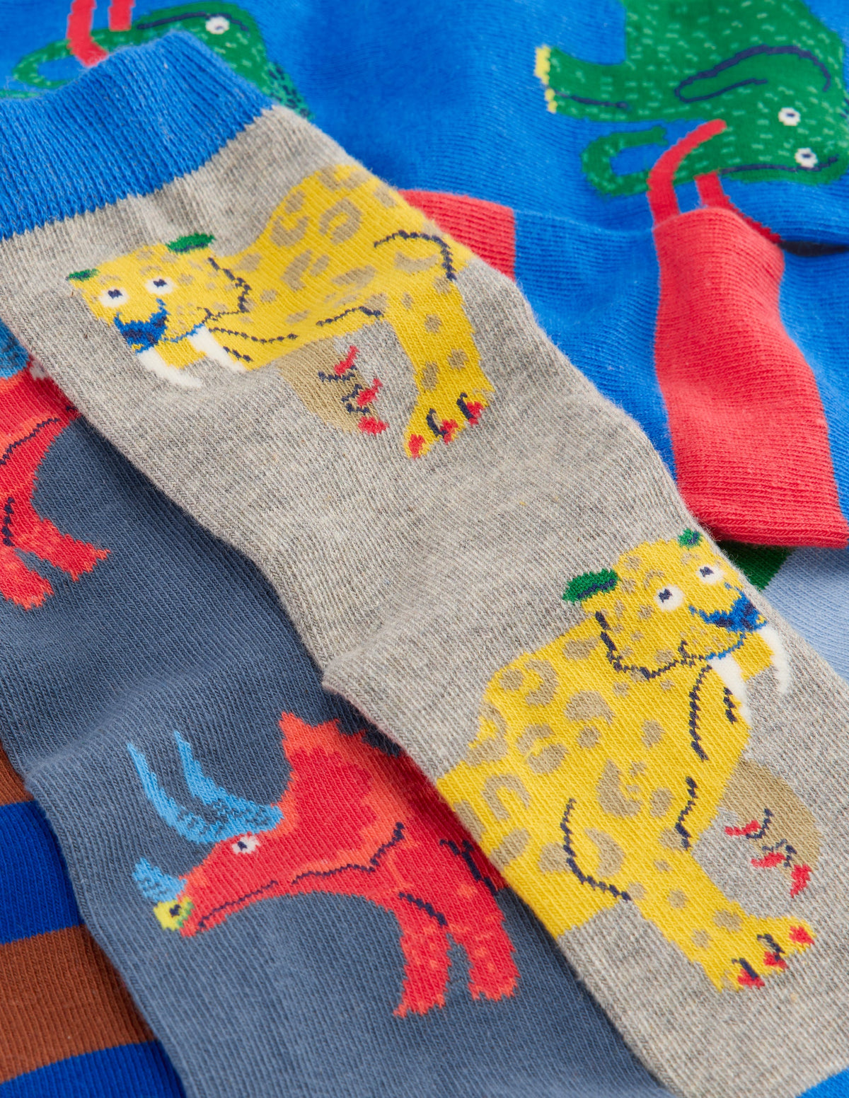 Socken im 7er-Pack-Bunt mit Tieren-2