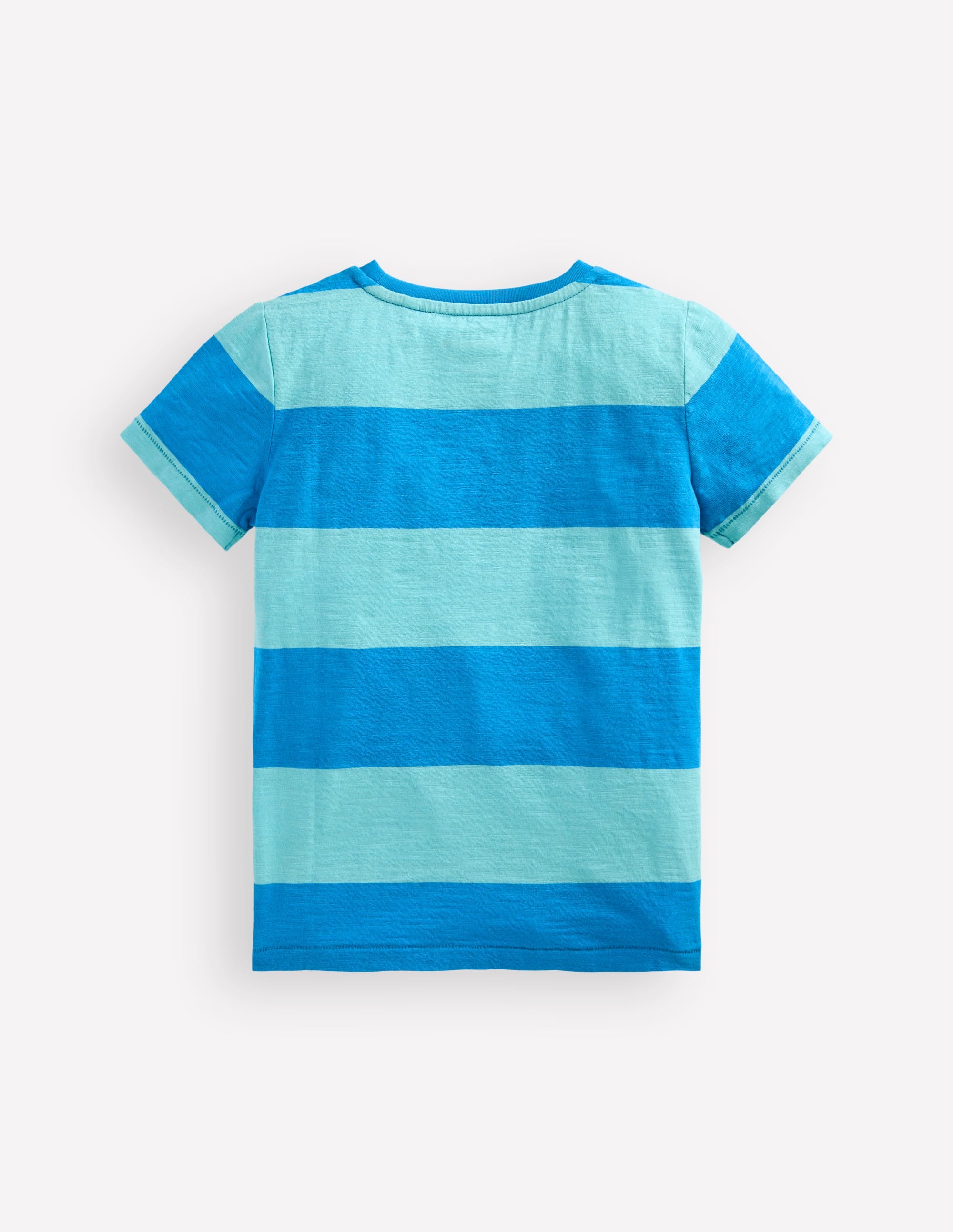 T-shirt manches courtes pour tous les jours-Plage des Barbades/passerin indigo - Image 2