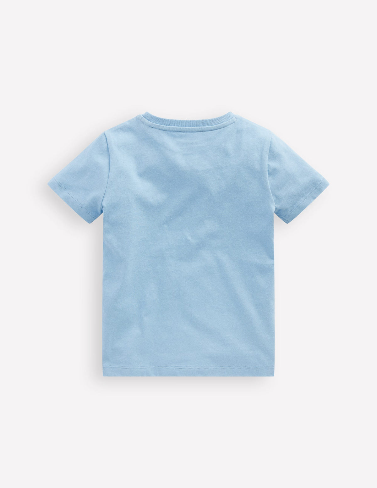 T-shirt avec rabat à soulever-Attrape-mouche bleu glacier - Image 2