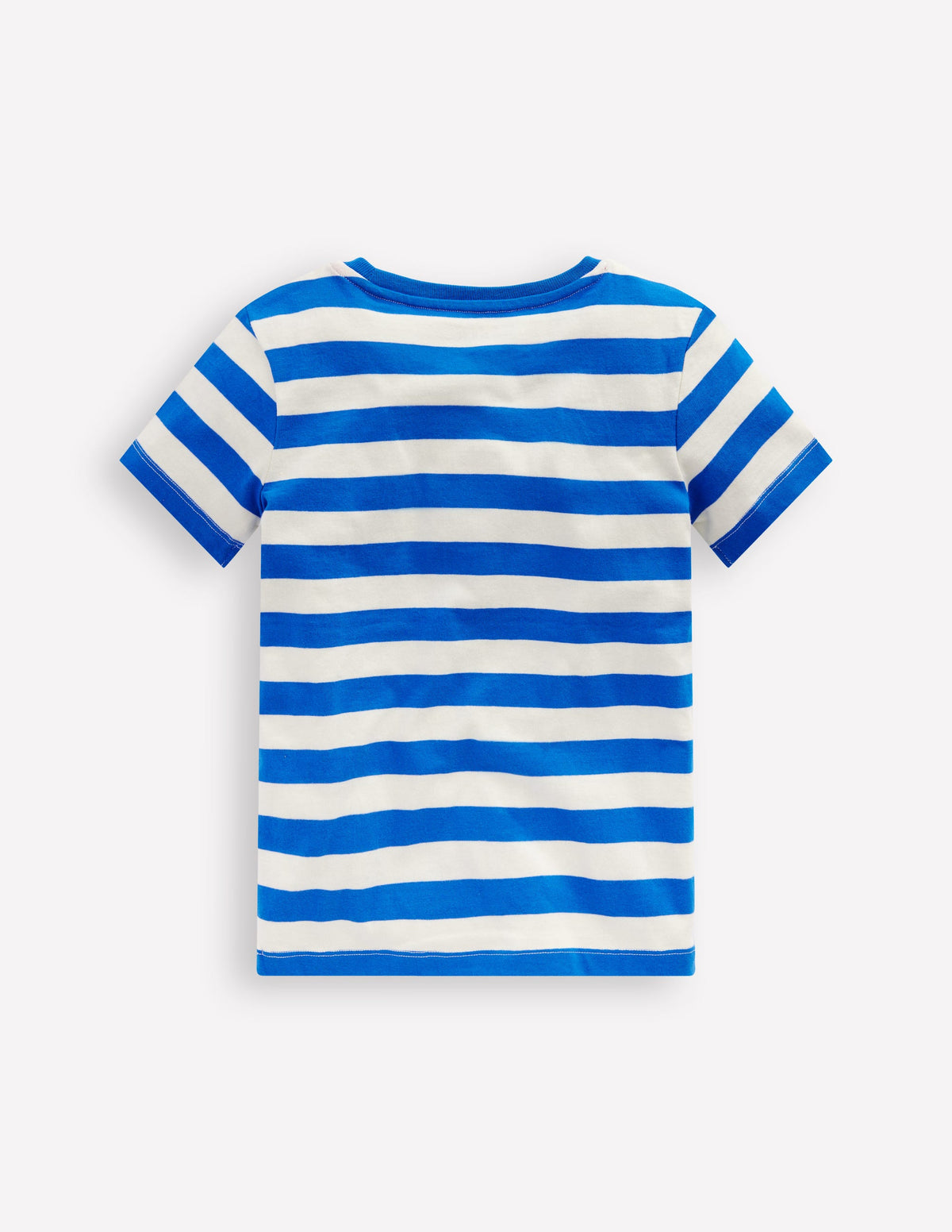 Short Sleeve Bouclé T-shirt-Gallery Blue/ Ivory Fruit Face-5