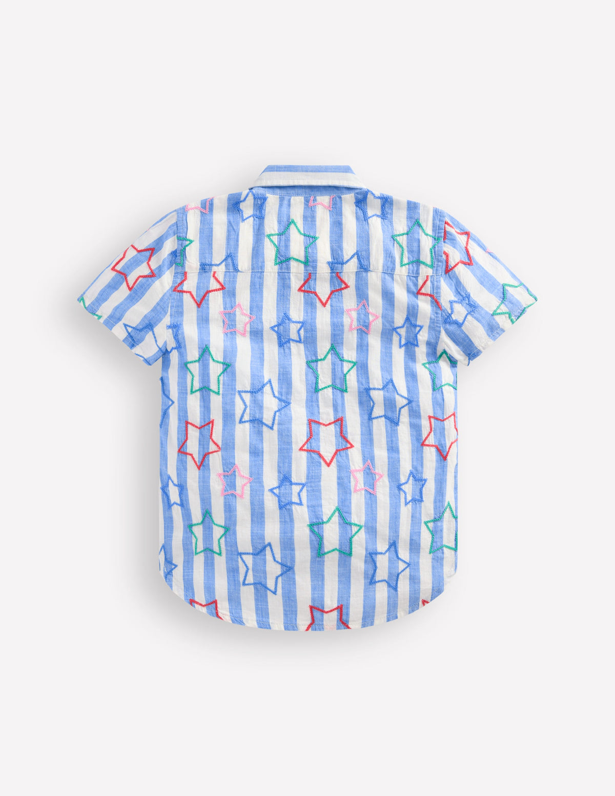 Chemise fun en coton-Rayures étoilées - Image 6
