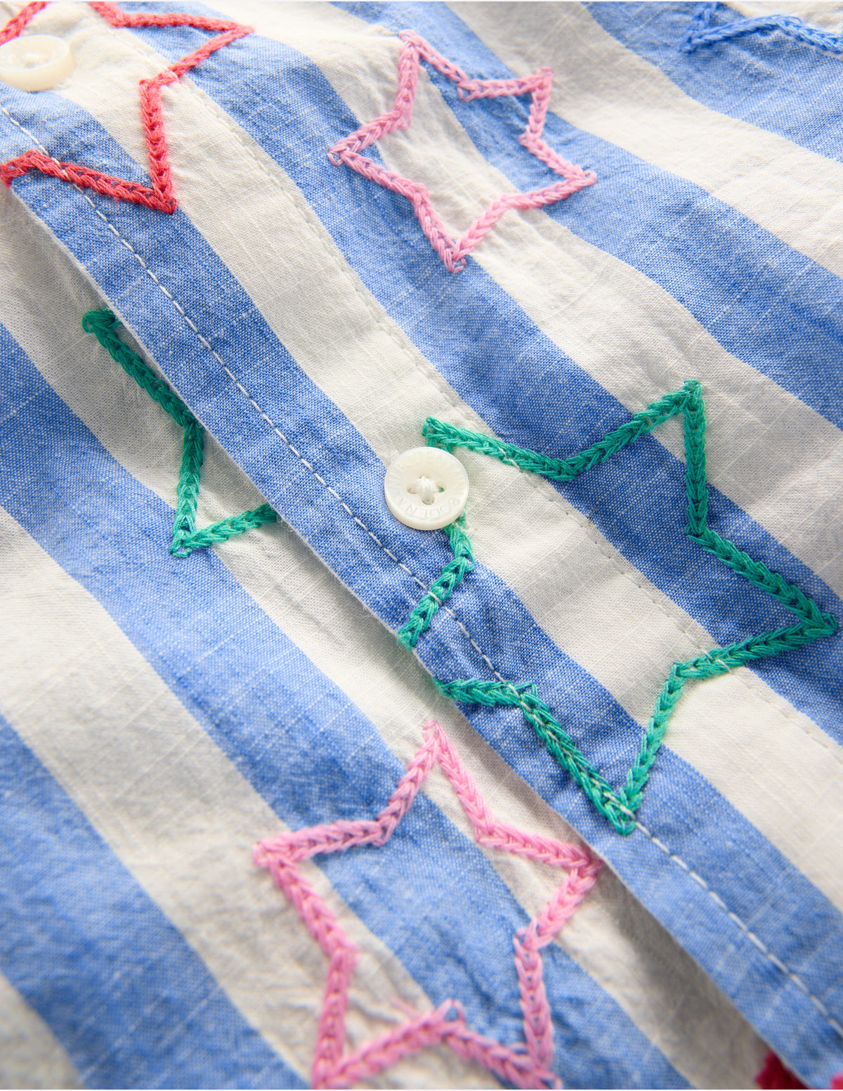 Chemise fun en coton-Rayures étoilées-7