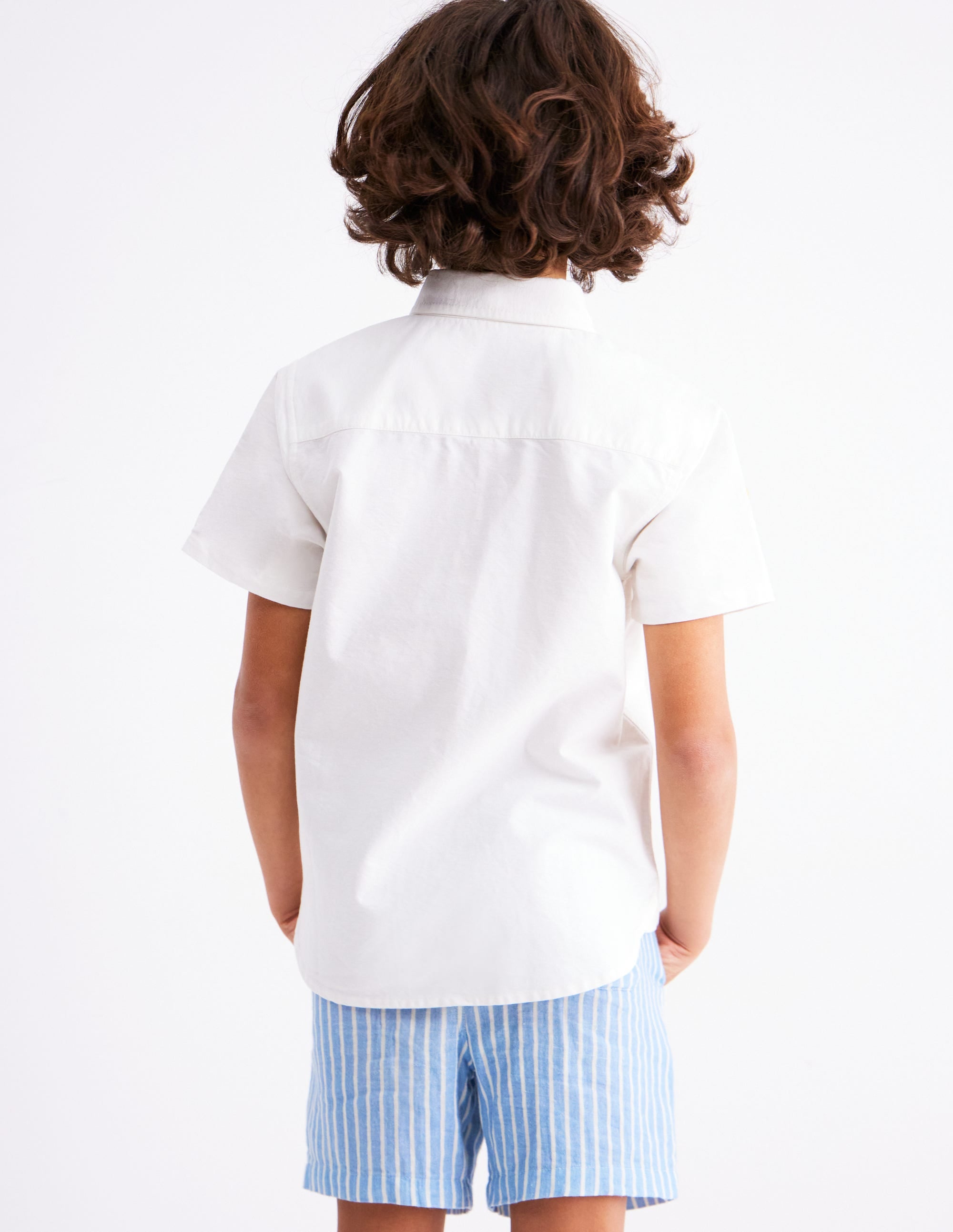 Chemise fun en coton-Broderie jungle campanule - Image 2