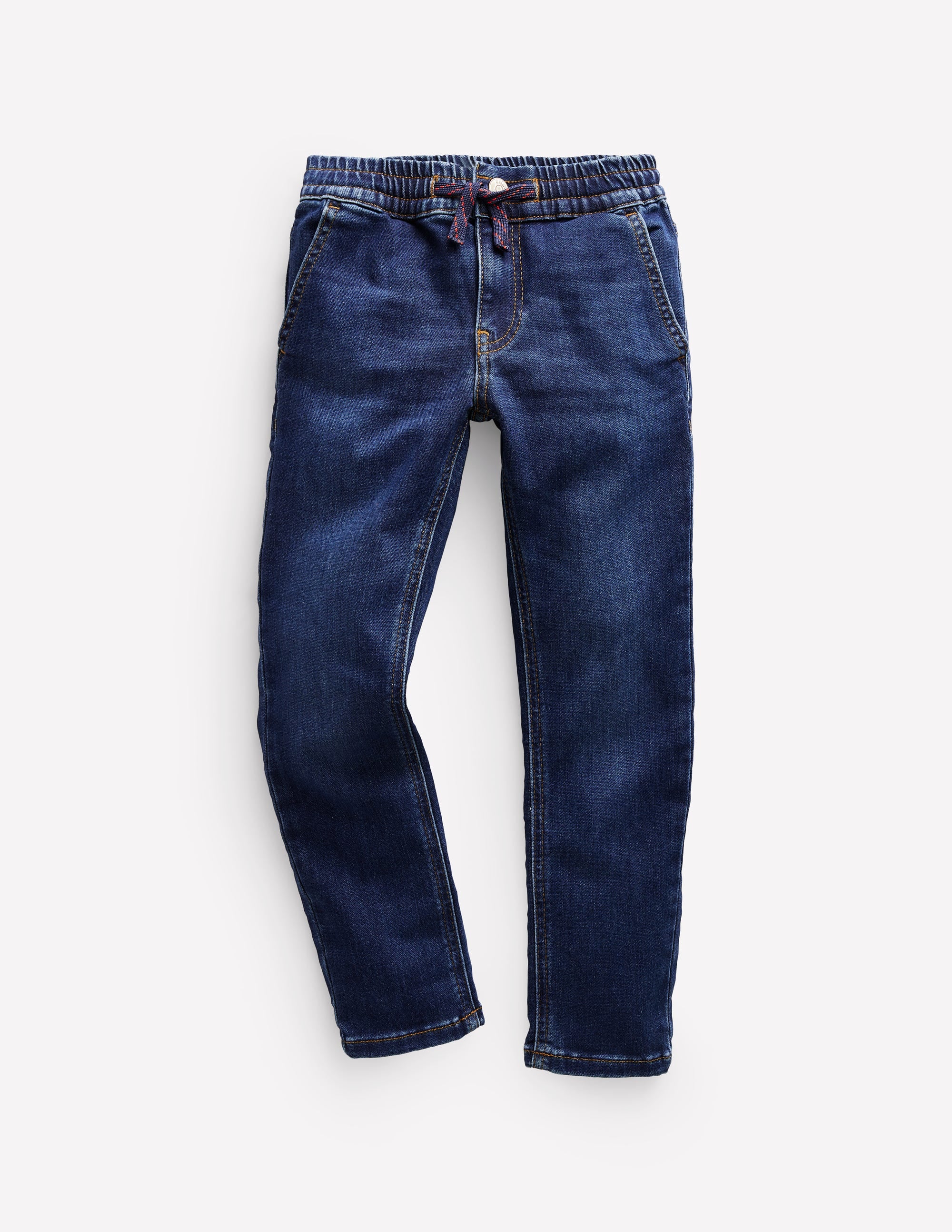 Schmal geschnittene Jersey-Jeans-Mittleres Vintageblau - Image 1