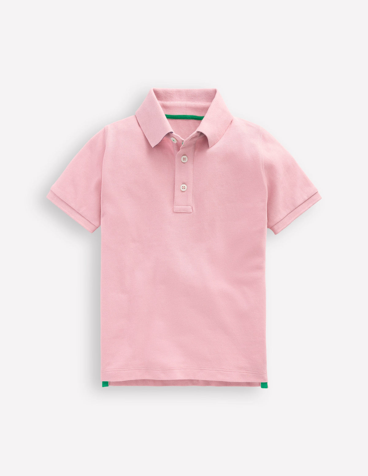 Piqué Polo Shirt-Vintage Pink-1