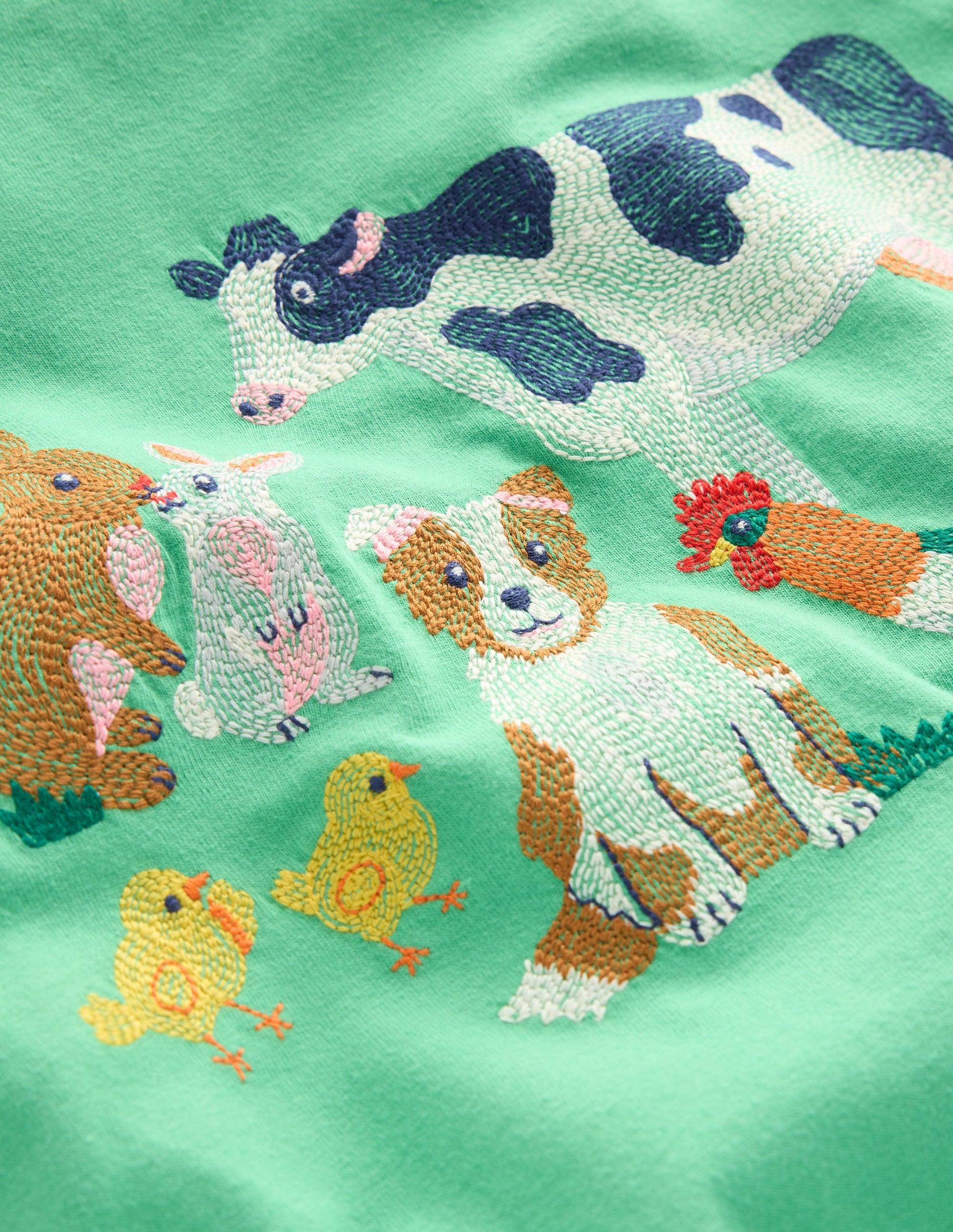 T-Shirt mit Superstitch-Design-Aloe-Grün Osterfarm-3