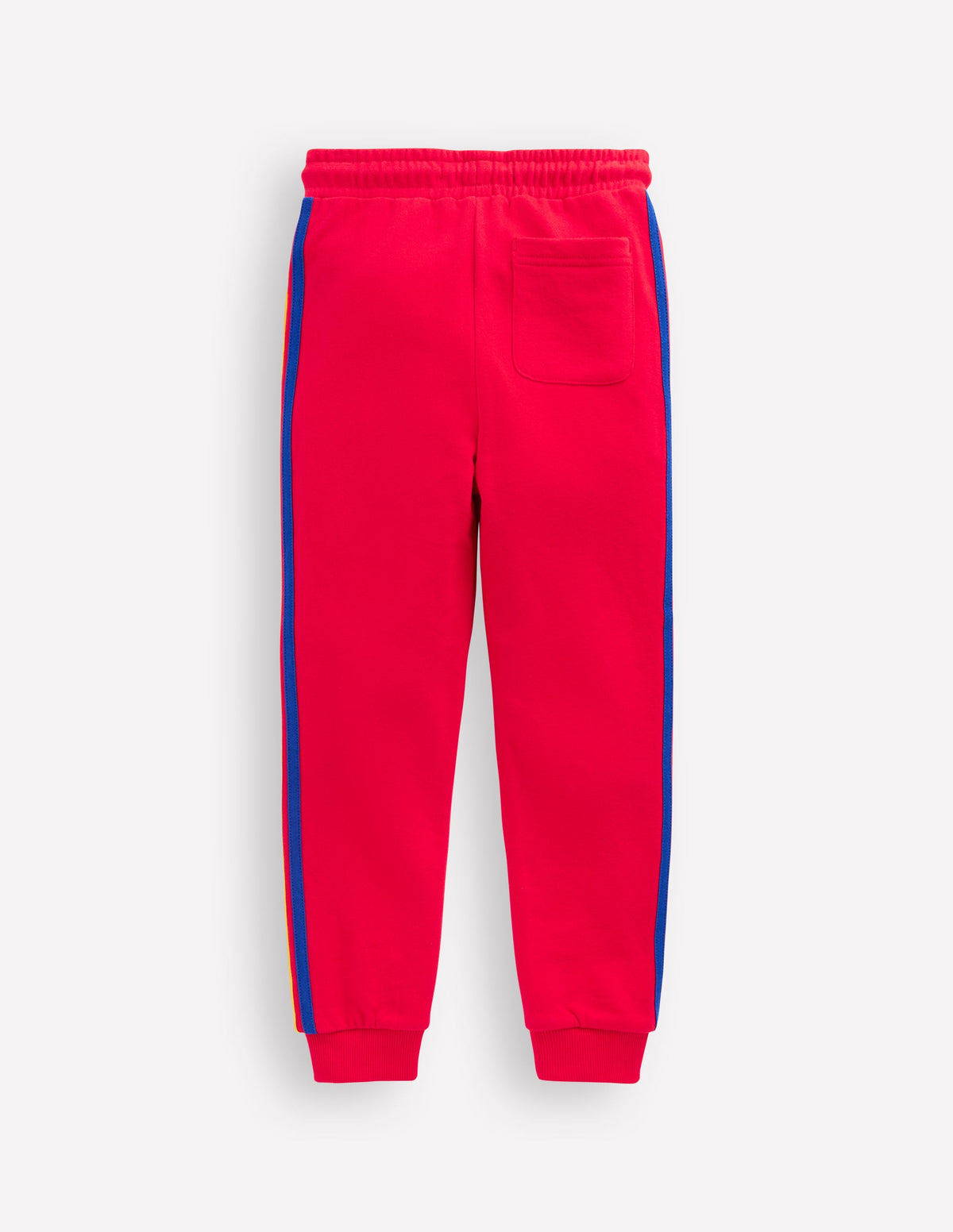 Jogginghose mit Streifen in Regenbogenfarben-Mohnblumenrot - Image 2