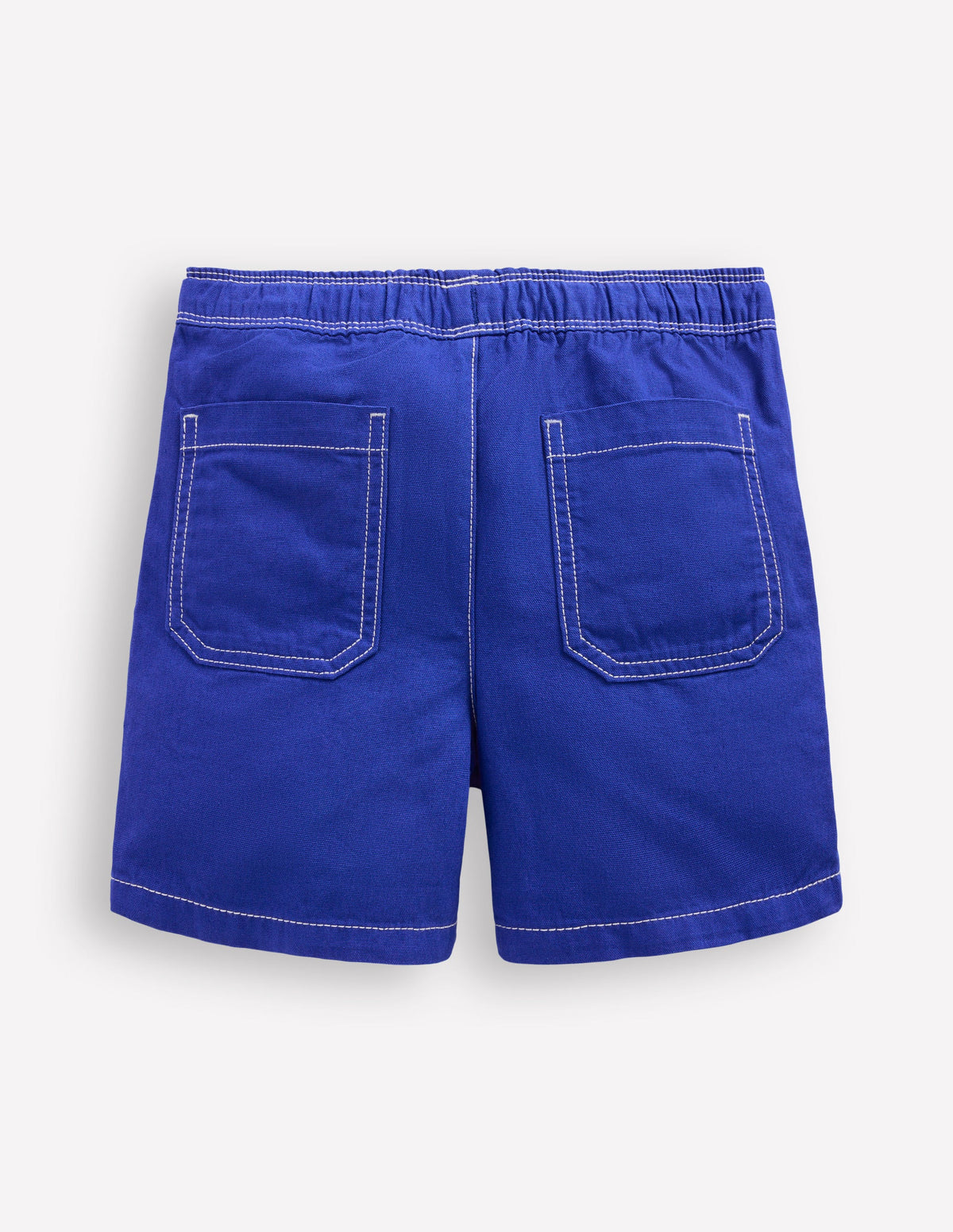 Short en coton à enfiler-Bleu vif - Image 2