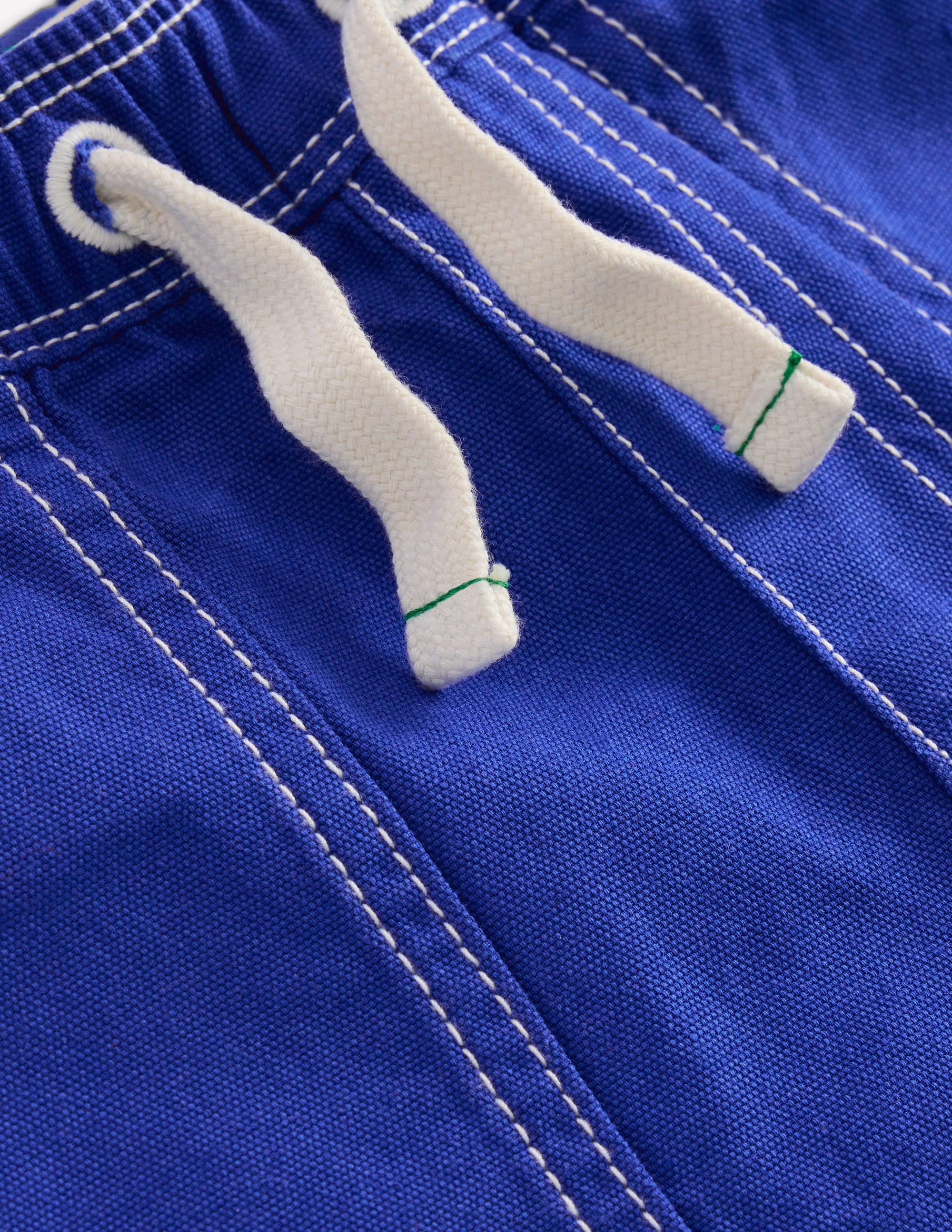 Short en coton à enfiler-Bleu vif - Image 3