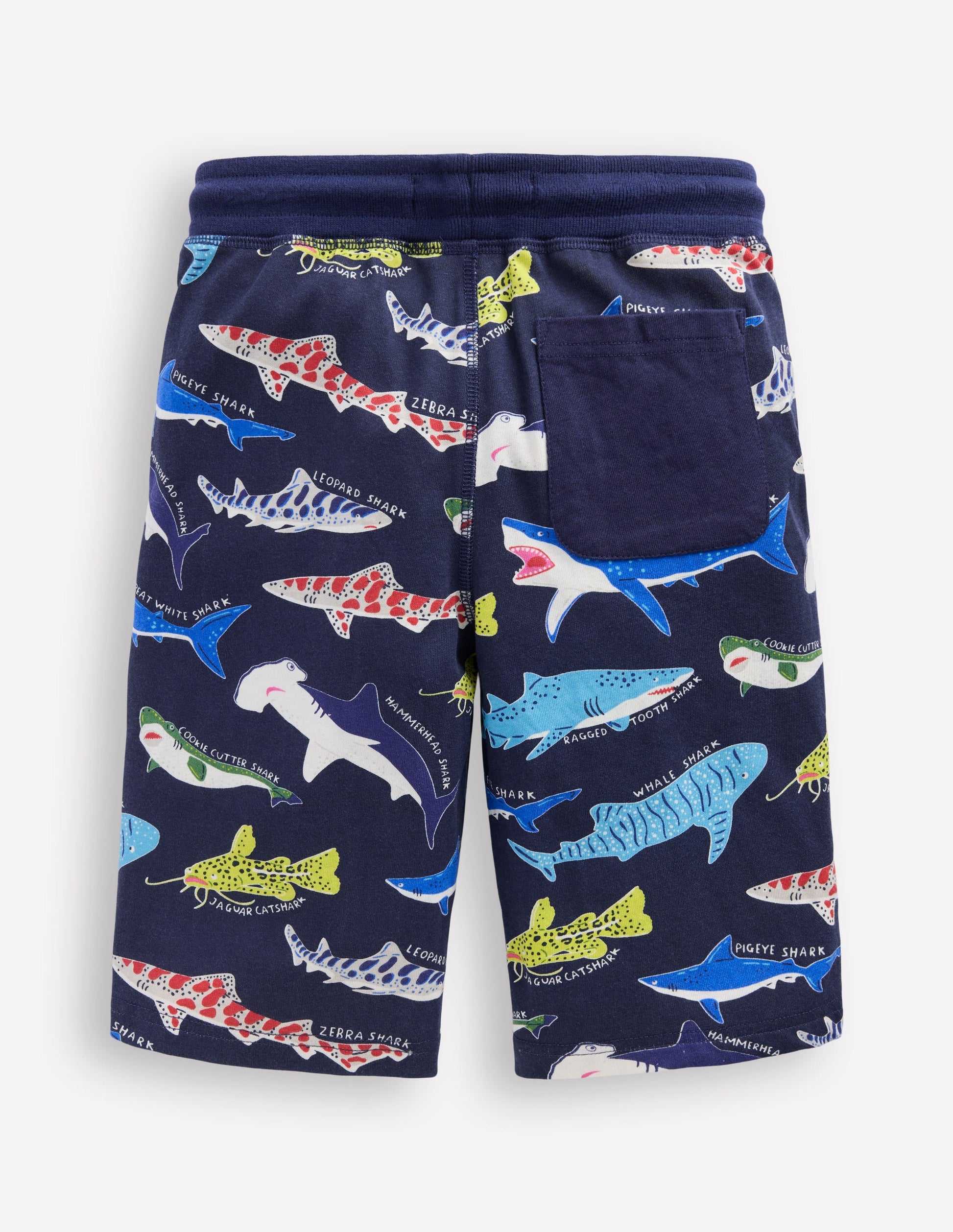 Baggyshorts aus Jersey-Schuluniform-Navy, Haie-2