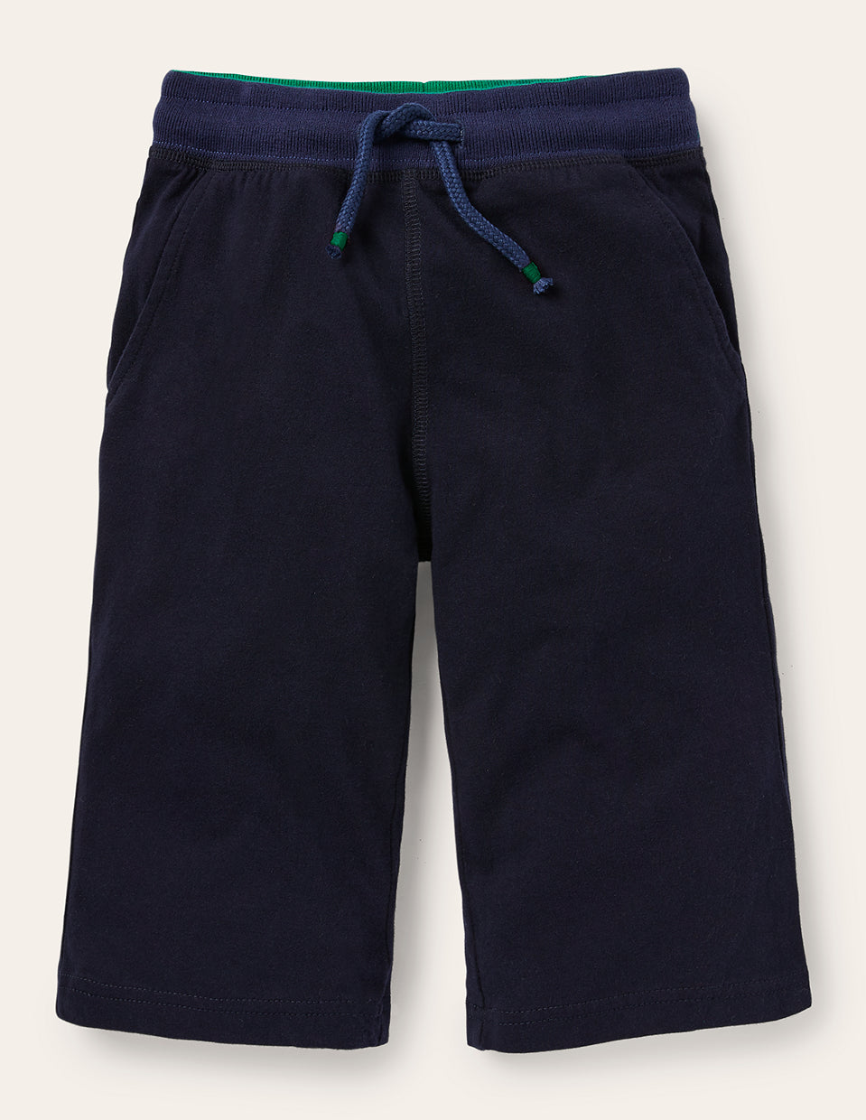 Baggyshorts aus Jersey-Schuluniform-Marineblau - Image 1