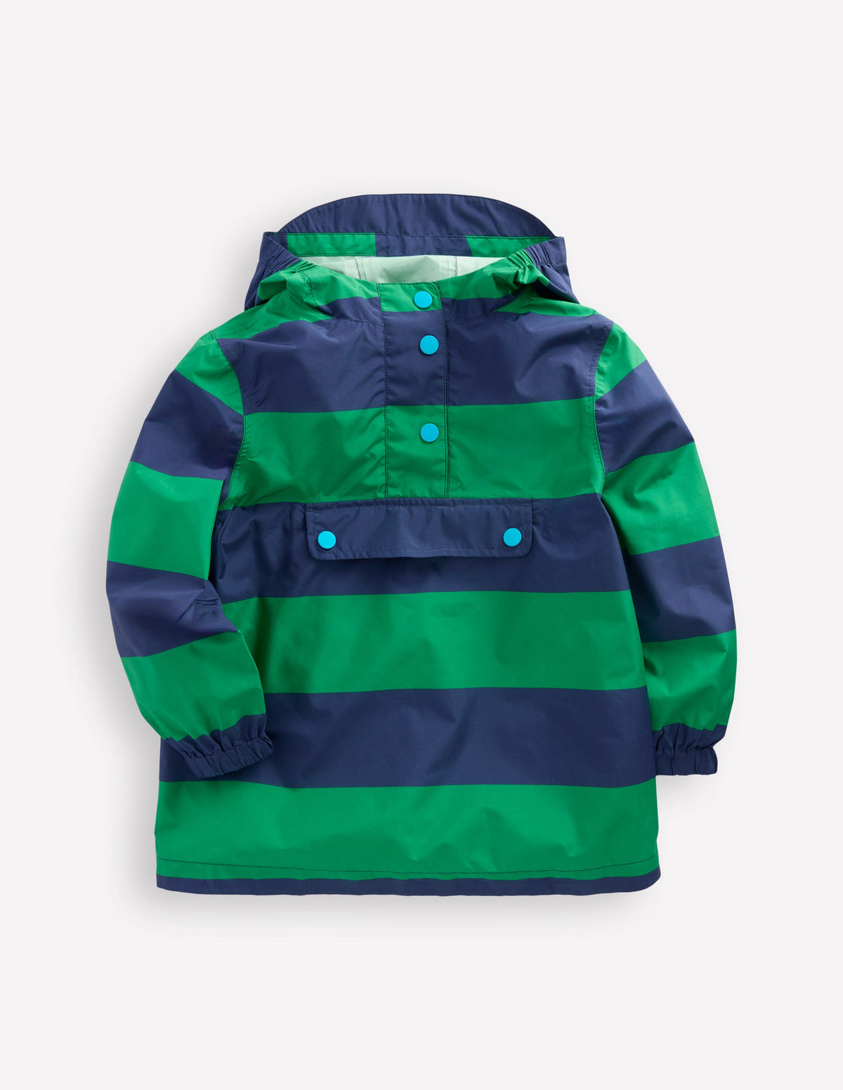 Veste de pluie à enfiler-Rayé Vert - Image 1