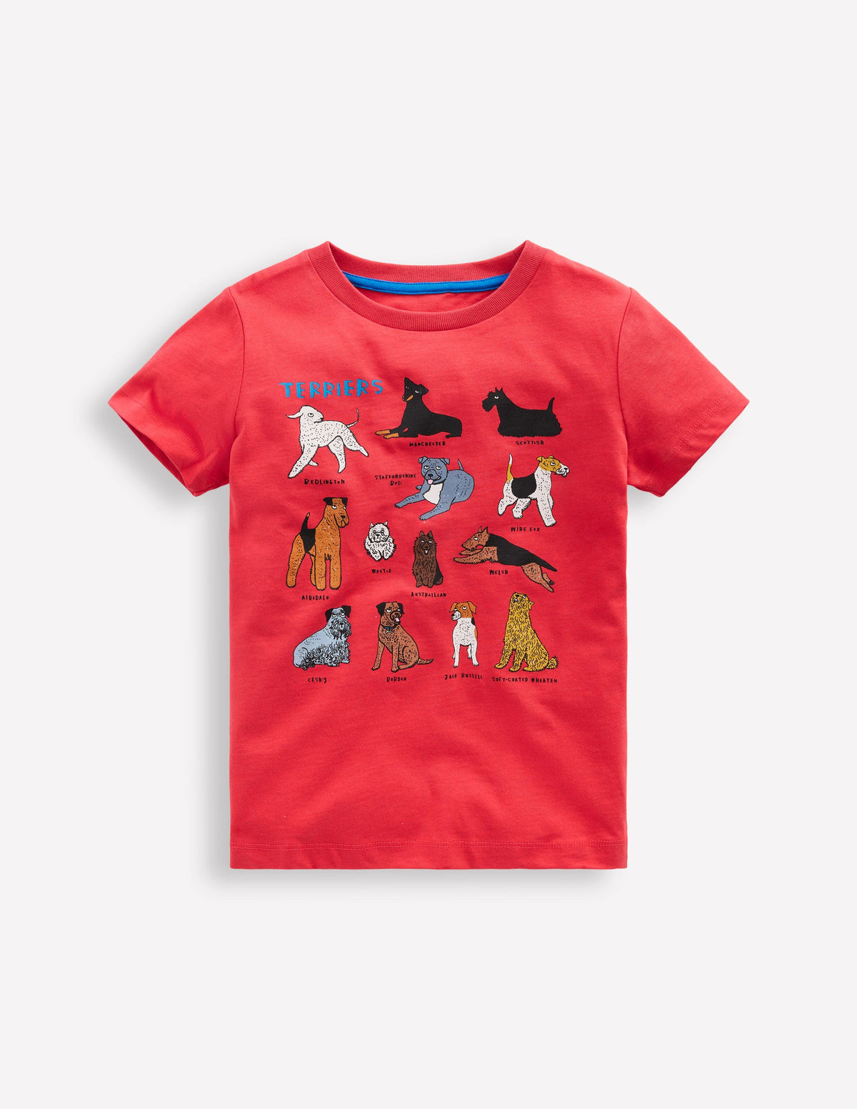 T-Shirt mit Grafik-Kirschtomaten-Rot Hunde-1