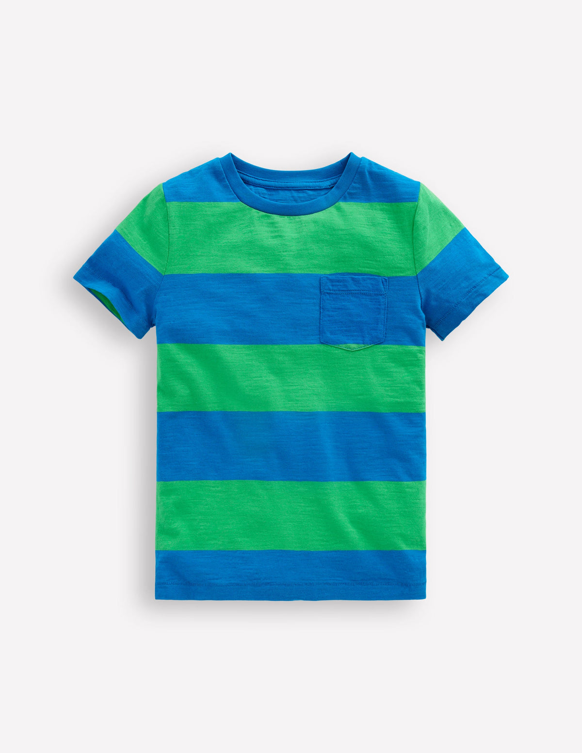 Everyday Short Sleeve T-Shirt-Sapling Green /Kingfisher Blue - Image 1