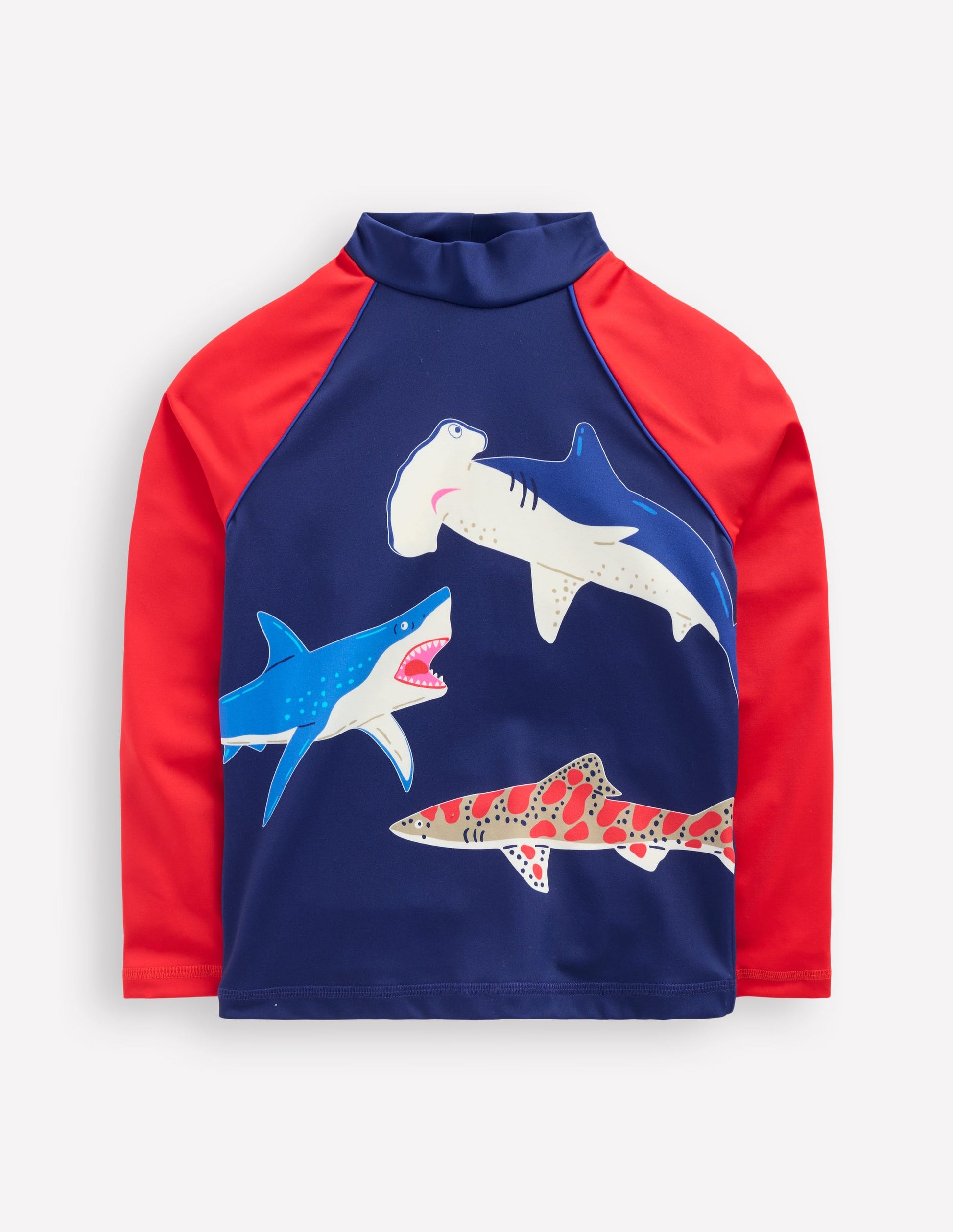 Logo Rash Vest-College Navy Sharks-1