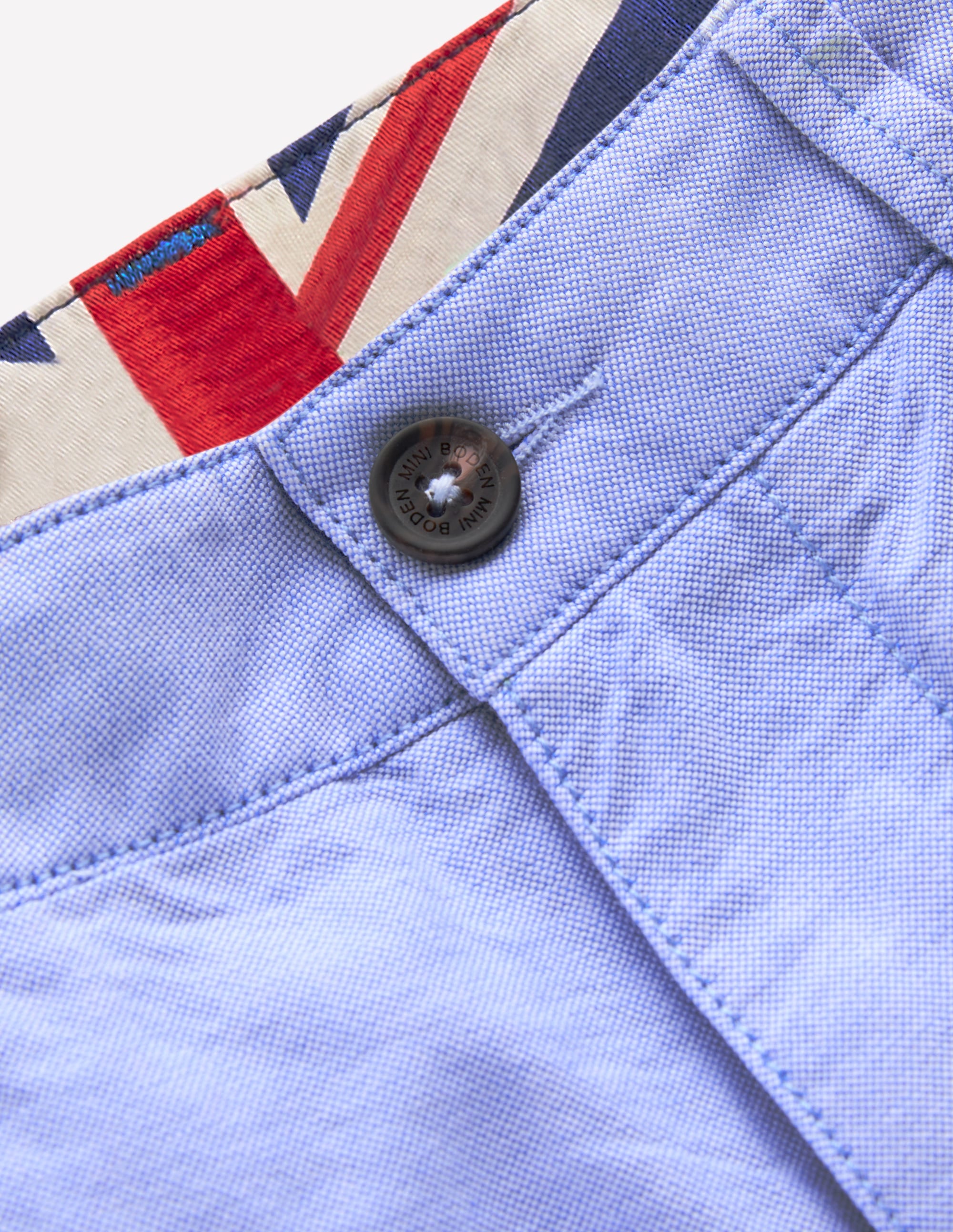 Klassische Chino-Shorts-Oxford-Blau - Image 3