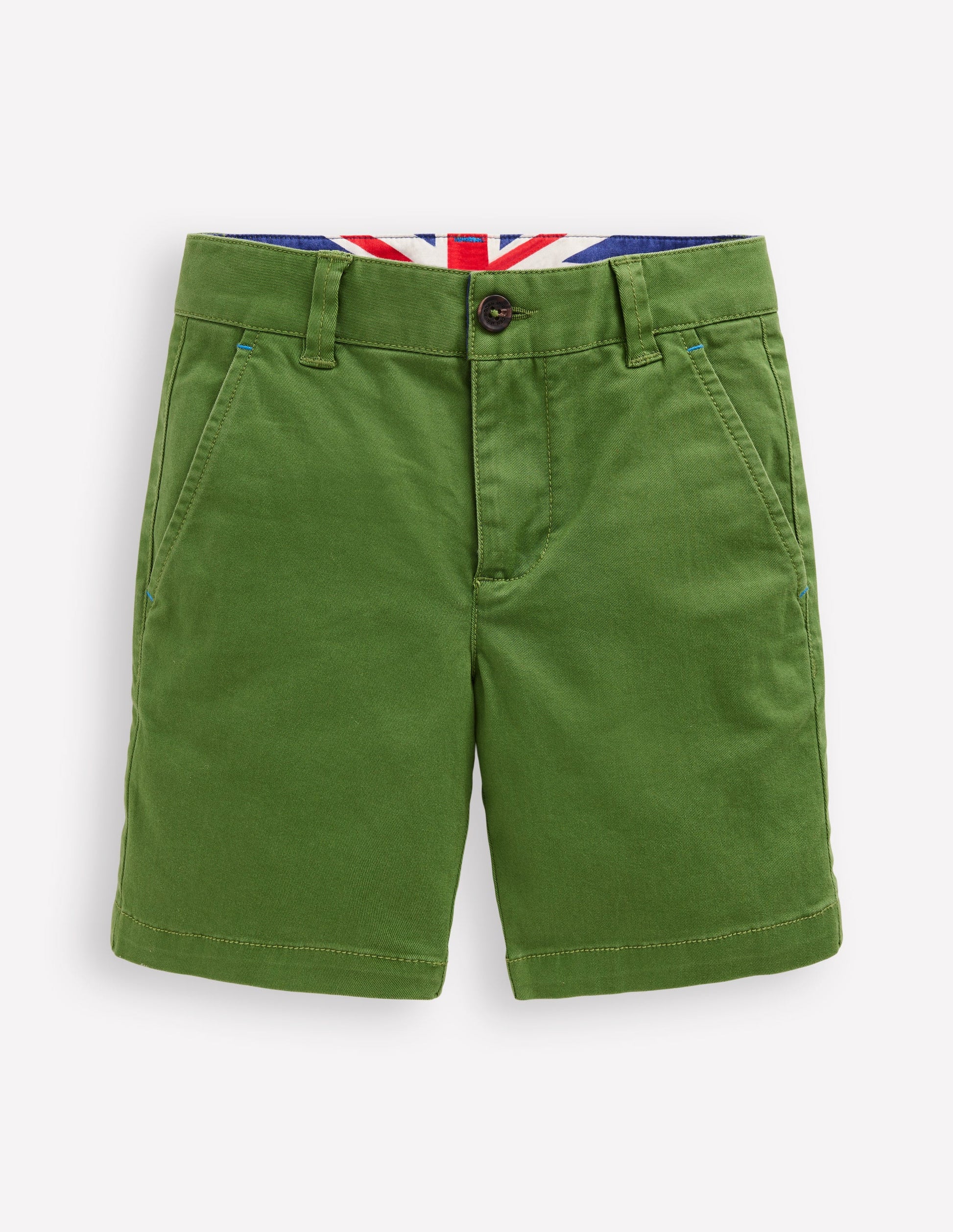 Klassische Chino-Shorts-Brokkoligrün-1