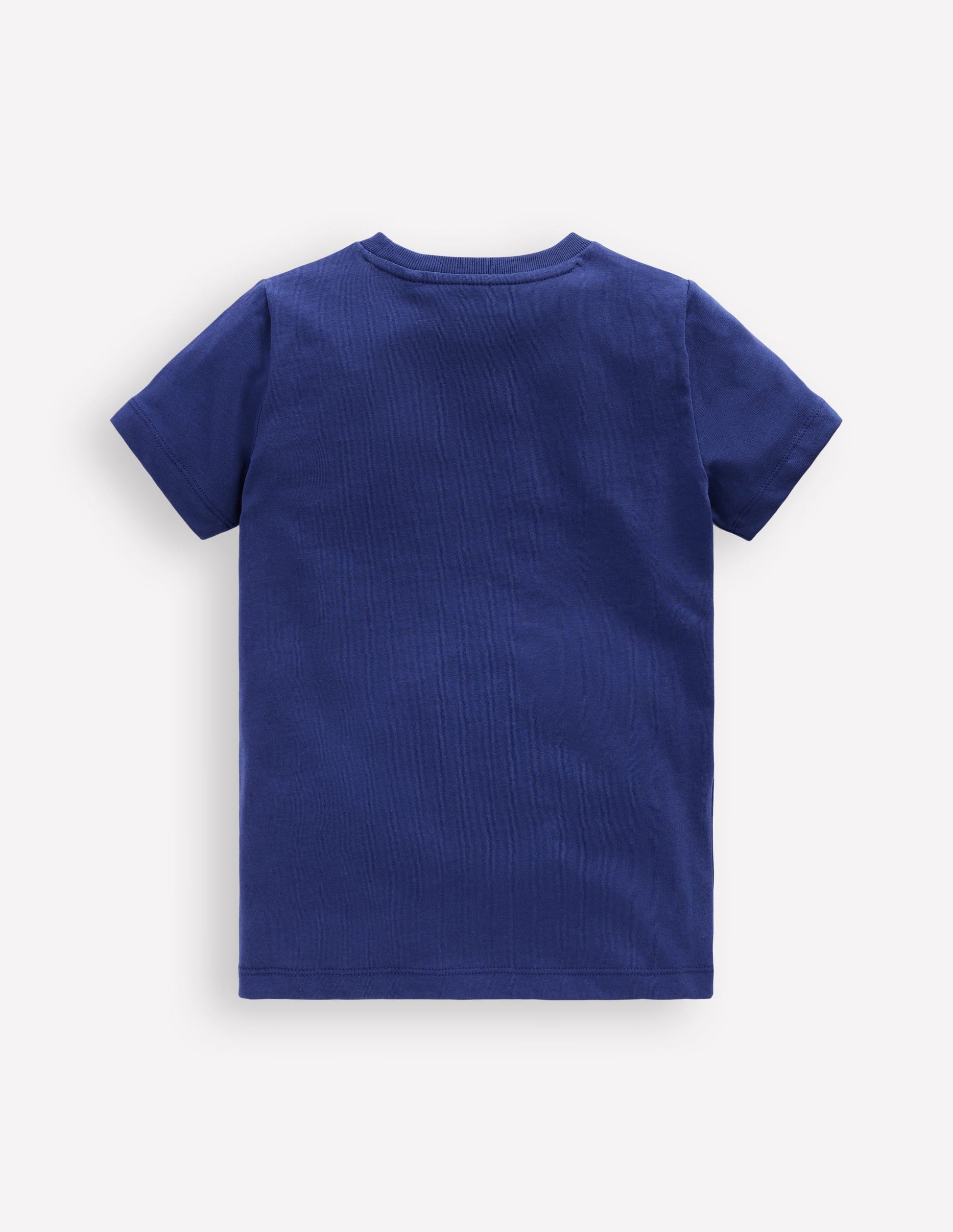 T-shirt phosphorescent-Requins bleu marine universitaire-2
