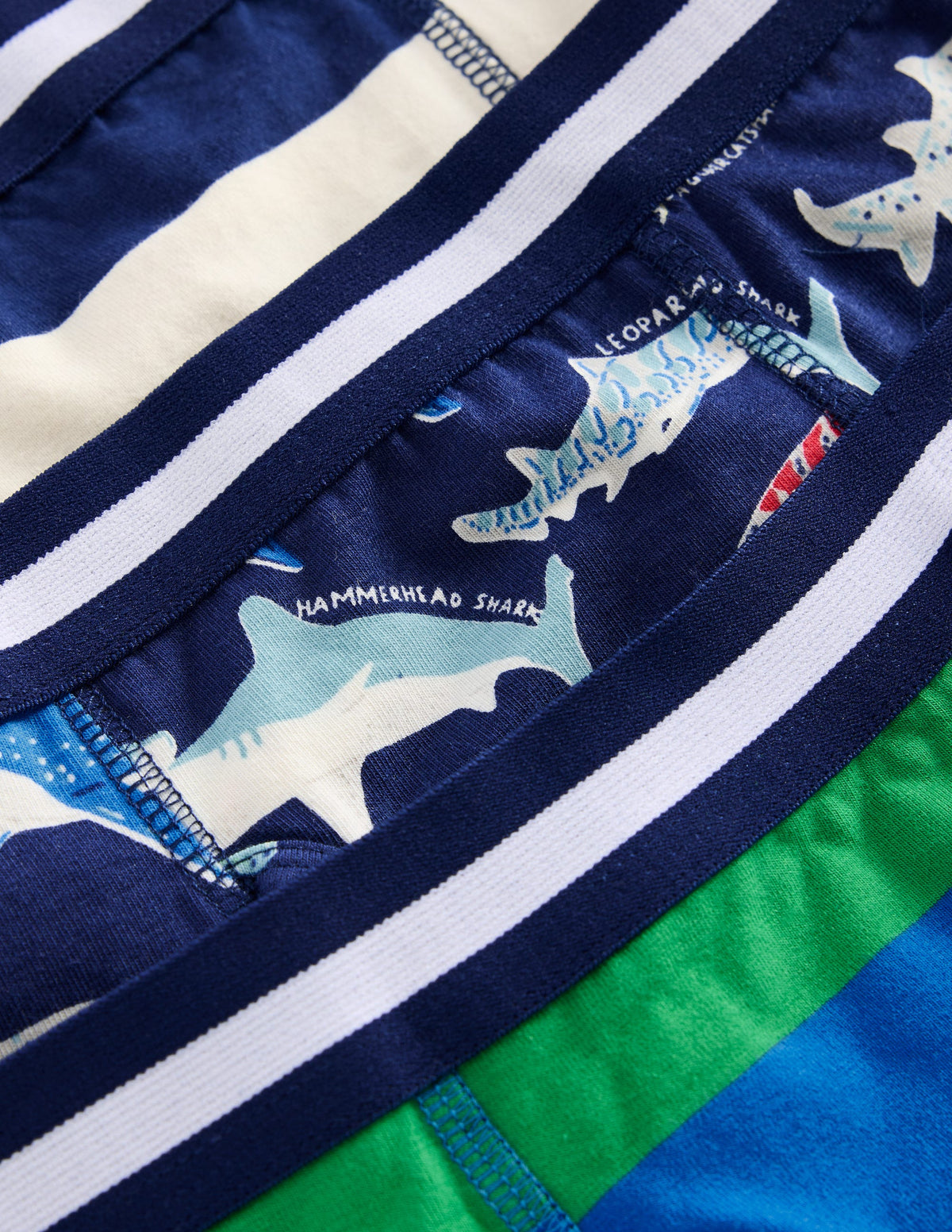 Boxershorts im 3er-Pack-Hai Streifen-3
