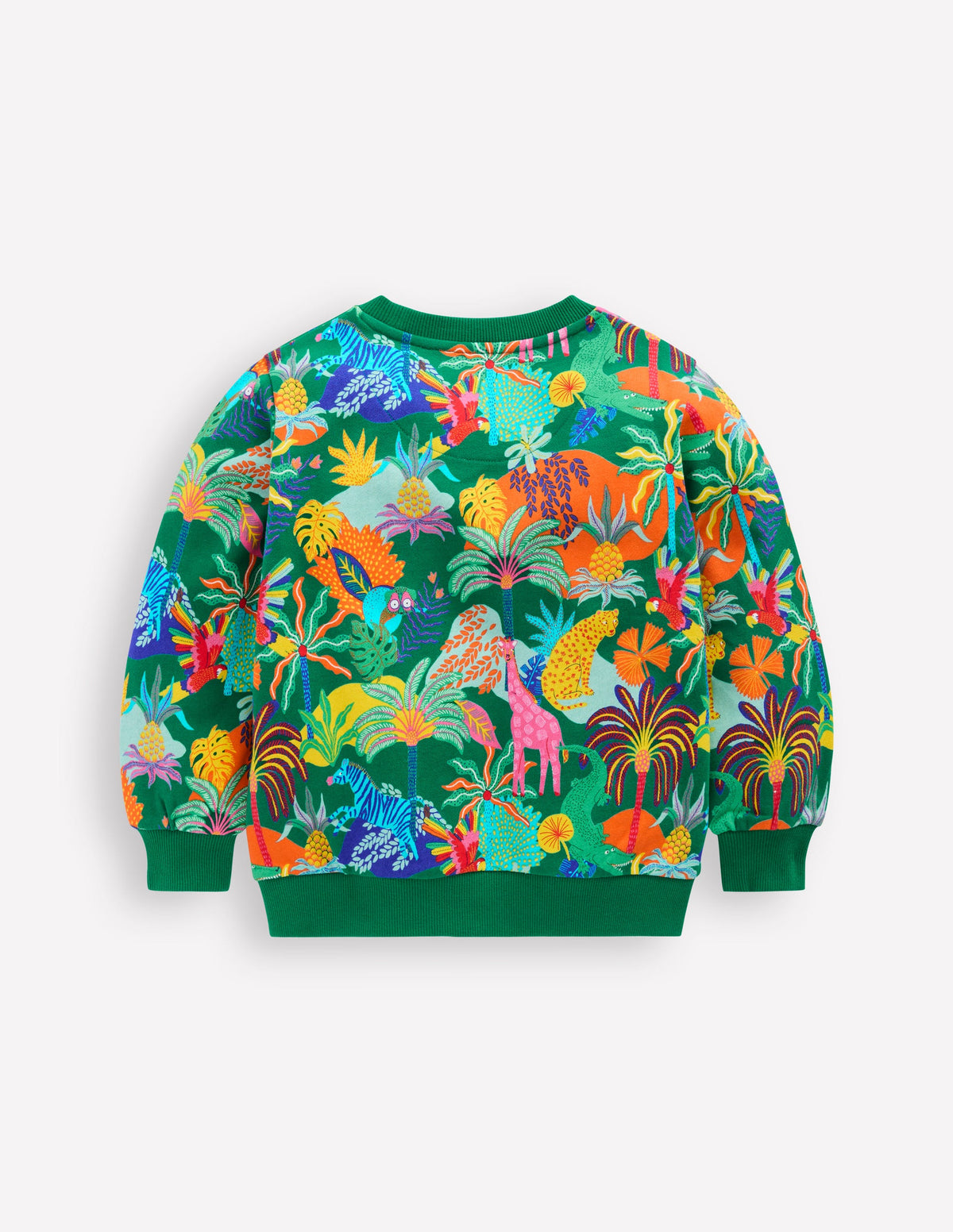 Sweat imprimé-Jungle multi vert-2