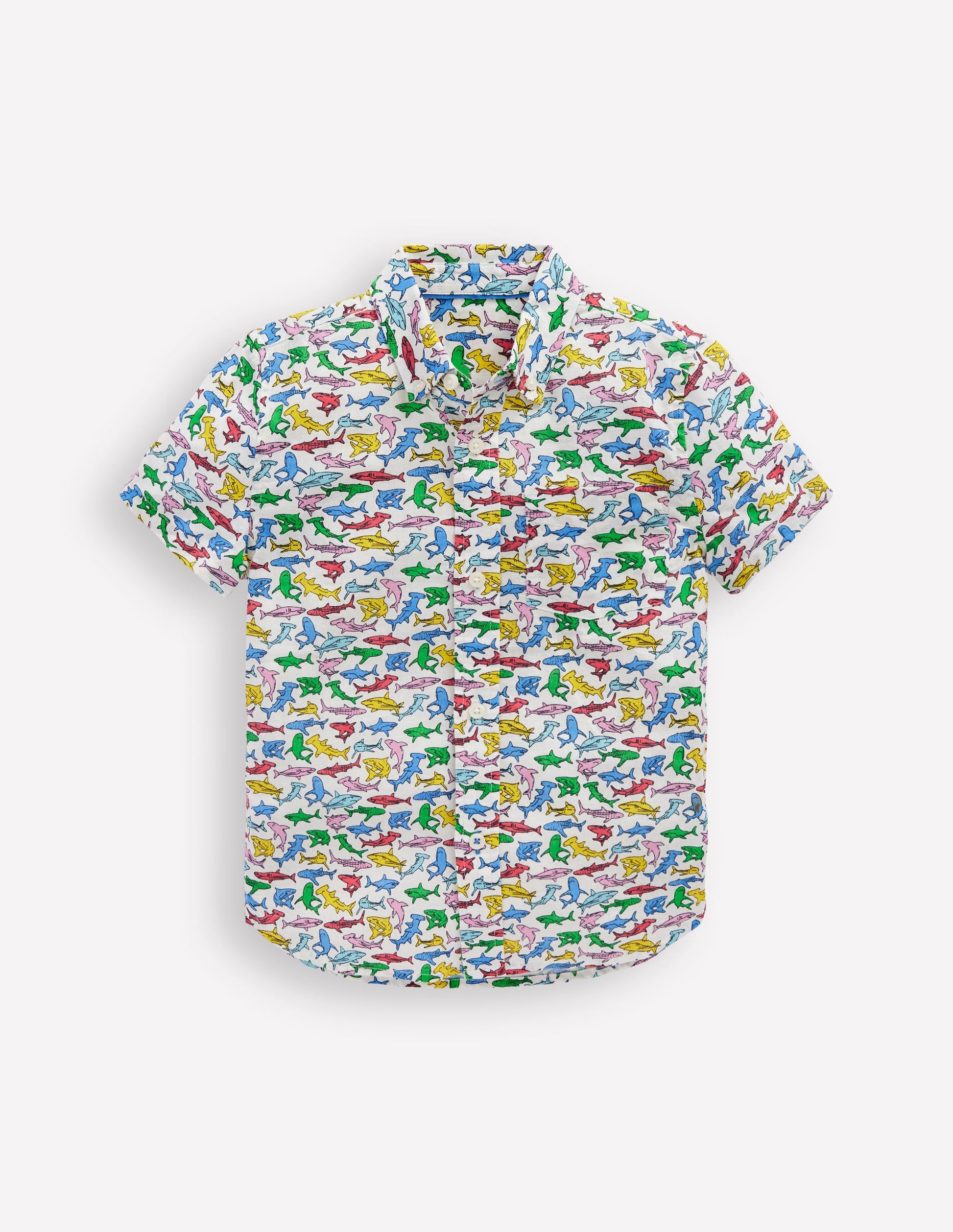Chemise en coton et lin-Bunt Haie-1