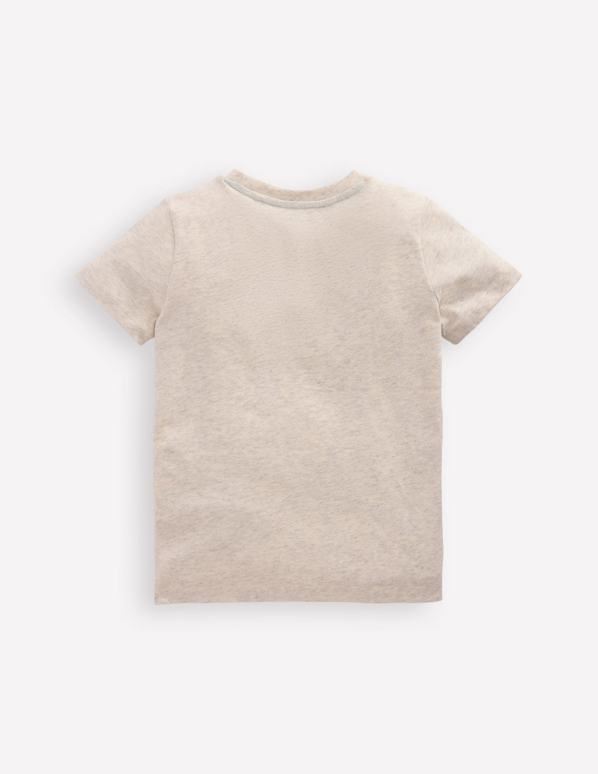 T-shirt graphique à manches courtes-Fusées avoine chiné-2