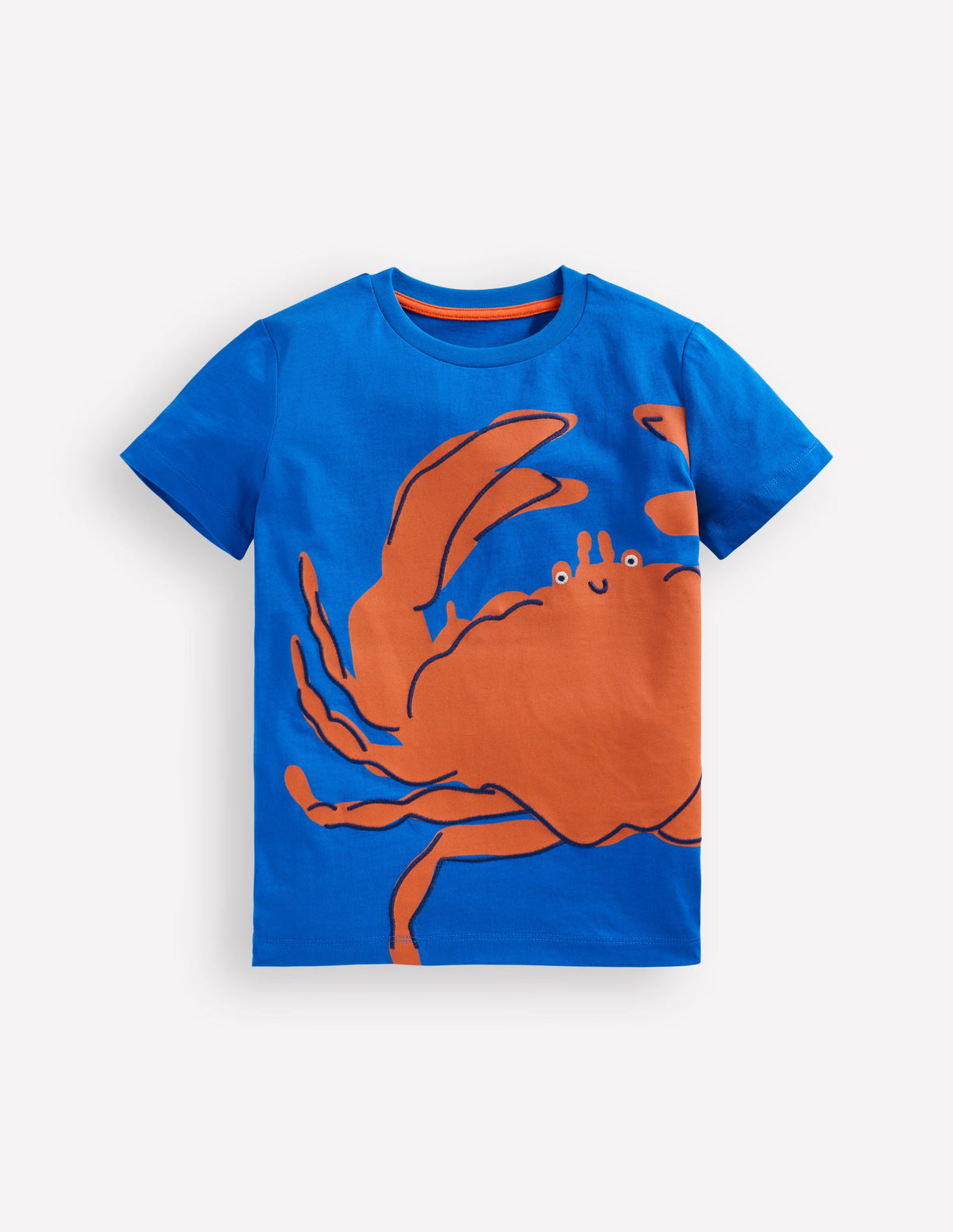 T-shirt graphique fun-Crabe bleu martin-pêcheur-1