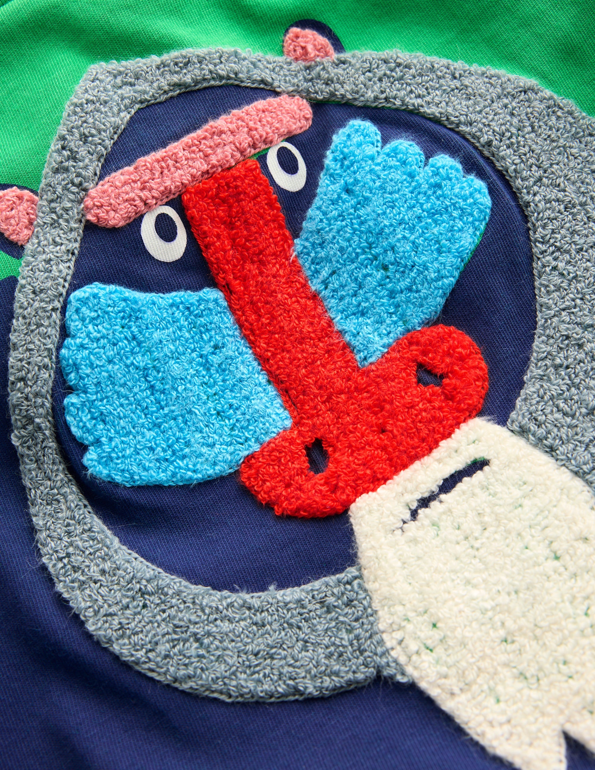 Lustiges T-Shirt mit Grafik-Blassgrün Pavian - Image 3