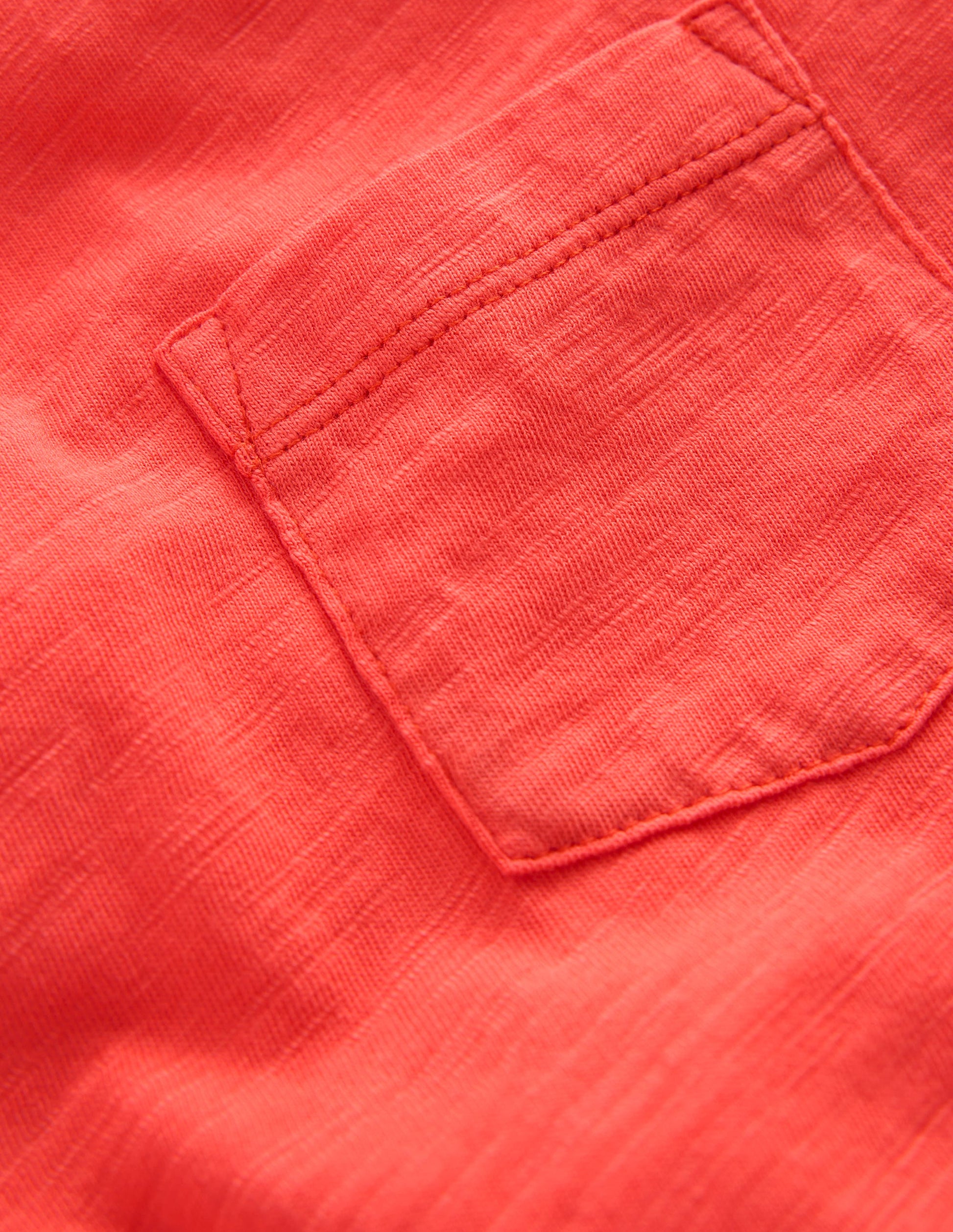 T-shirt manches courtes pour tous les jours-Orange corail-3