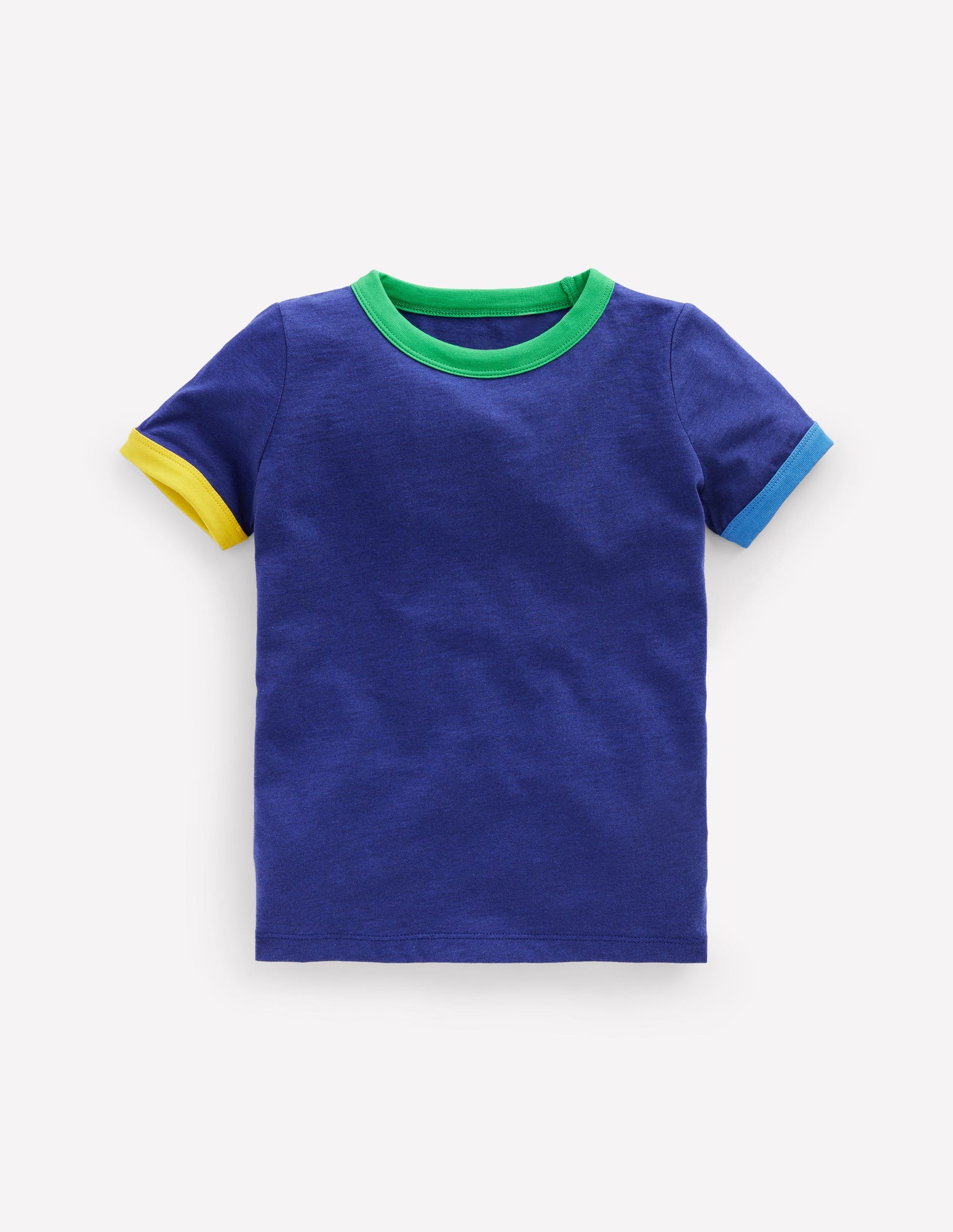 Ringer-T-Shirt-Aristocratic Blue/ Ivory Stripe-1