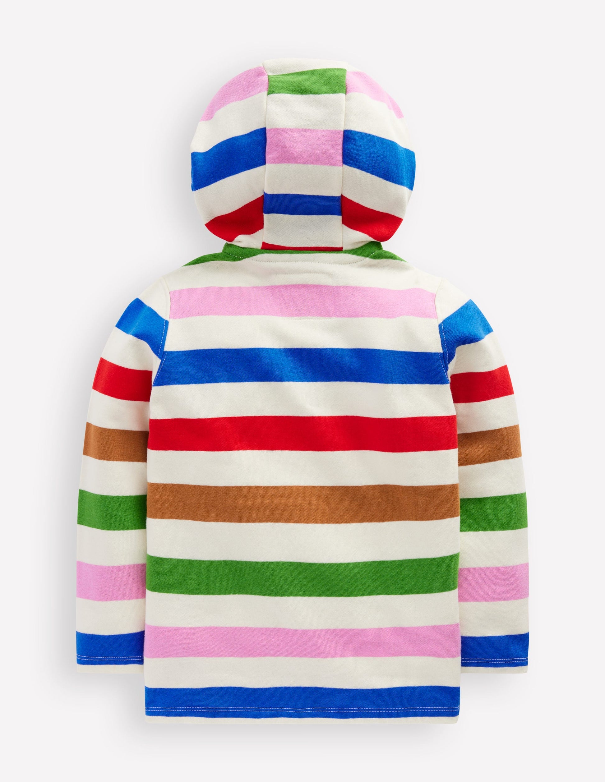 Button-Down-Kapuzenpullover-Galerie-Blau Bunt Streifen-2