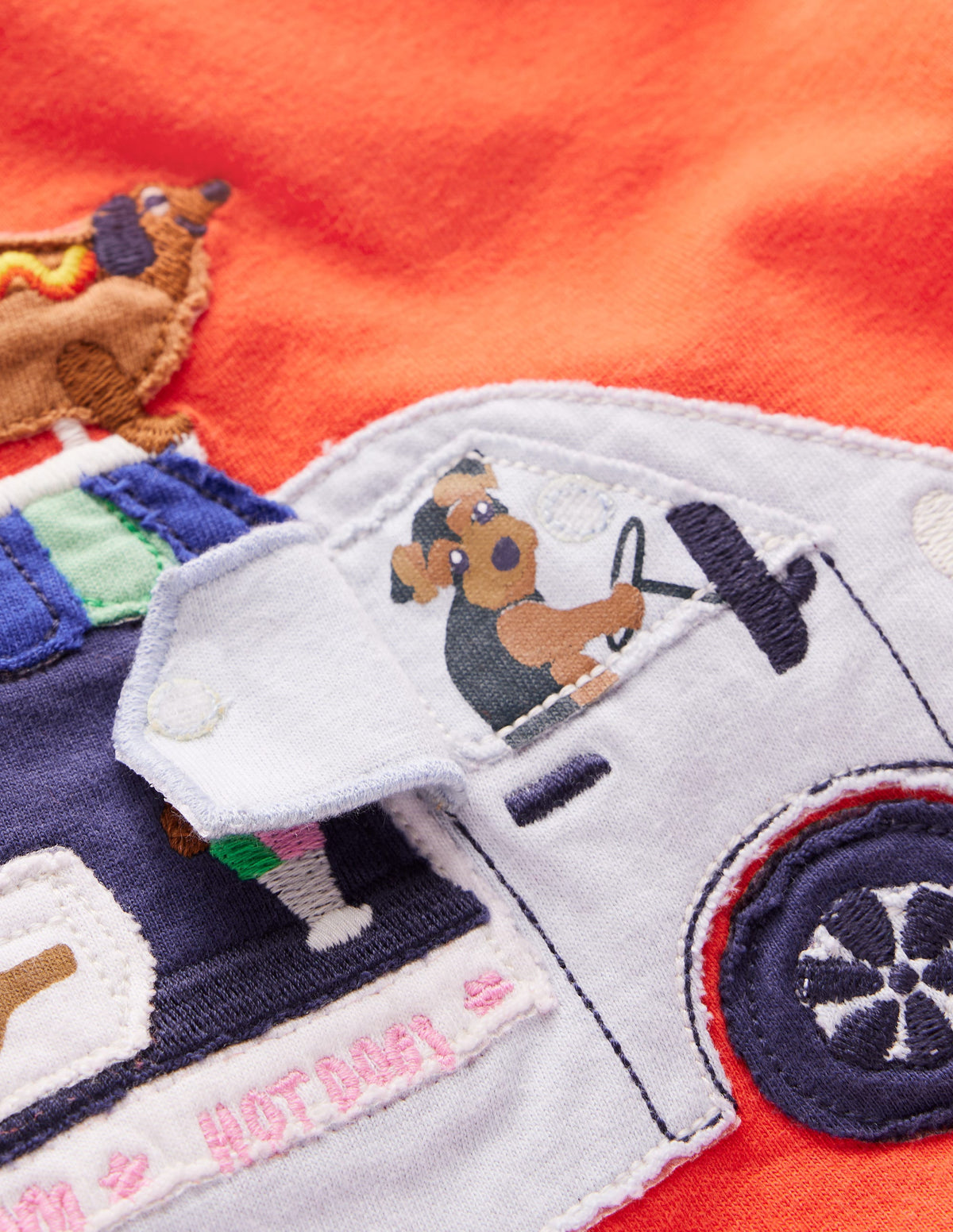 T-Shirt mit Klappe-Knallrot - Image 3