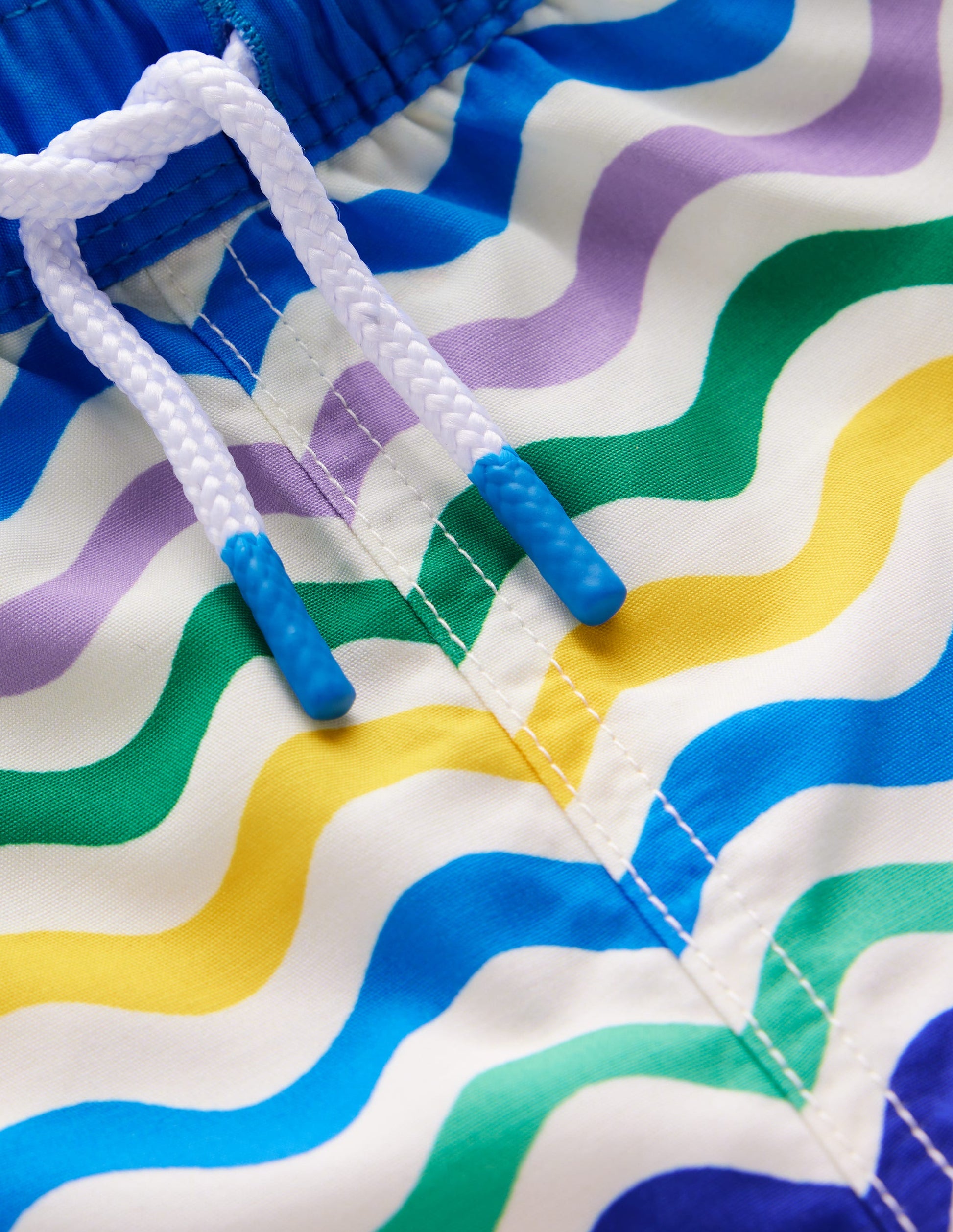 Badeshorts-Bunt Welle-3
