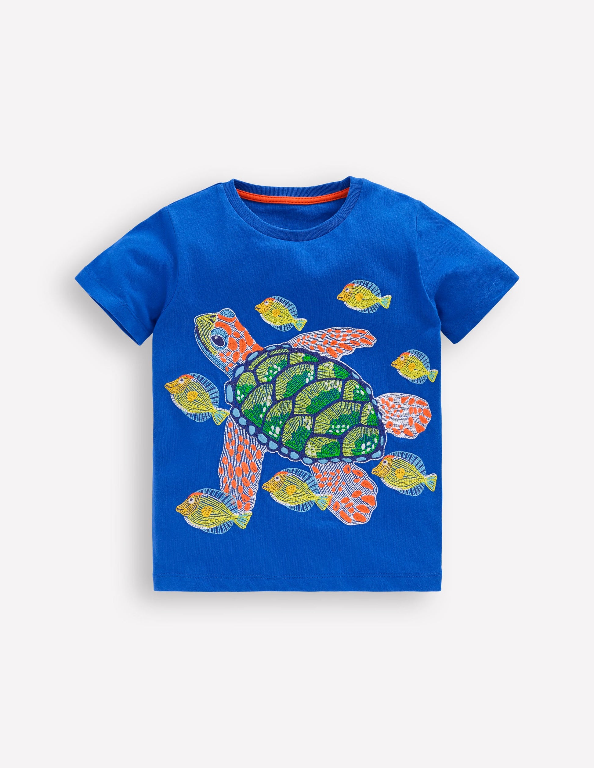 Glow Superstitch T-Shirt-Gallery Blue Turtle-1