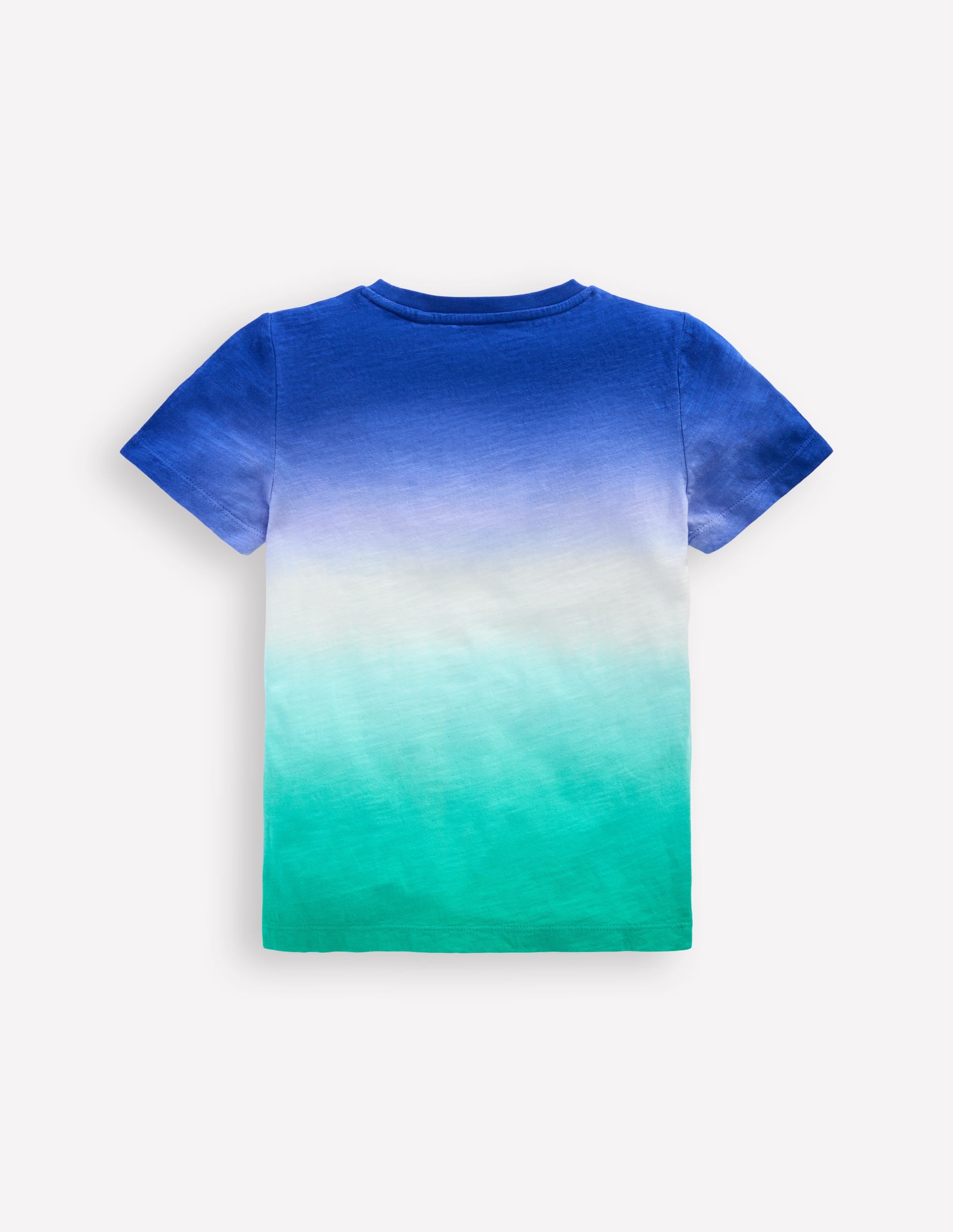 T-Shirt mit Batikmuster-Leuchtendes Blau/Aquamarinblau - Image 2