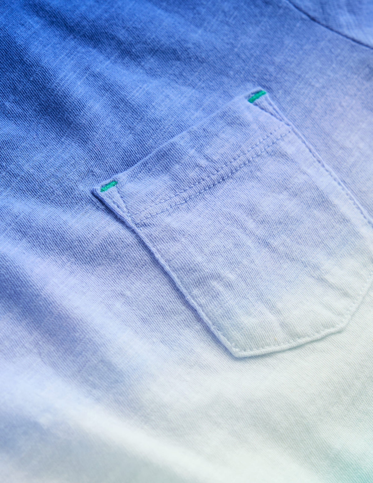 T-Shirt mit Batikmuster-Leuchtendes Blau/Aquamarinblau-3