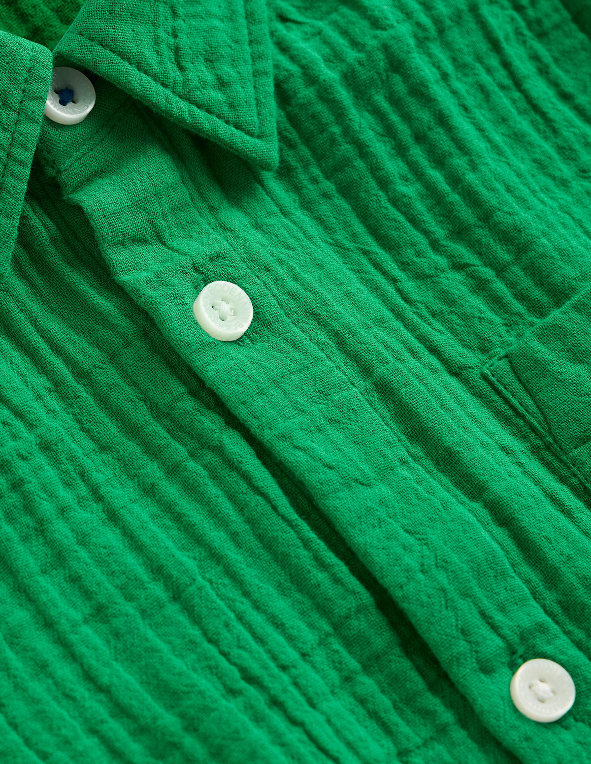 Chemise double-étoffe-Émeraude Intense - Image 3