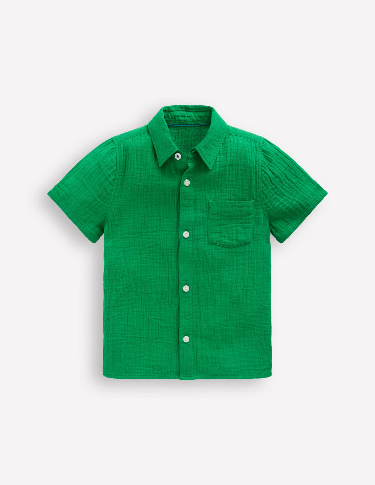 Chemise double-étoffe-Émeraude Intense - Image 1