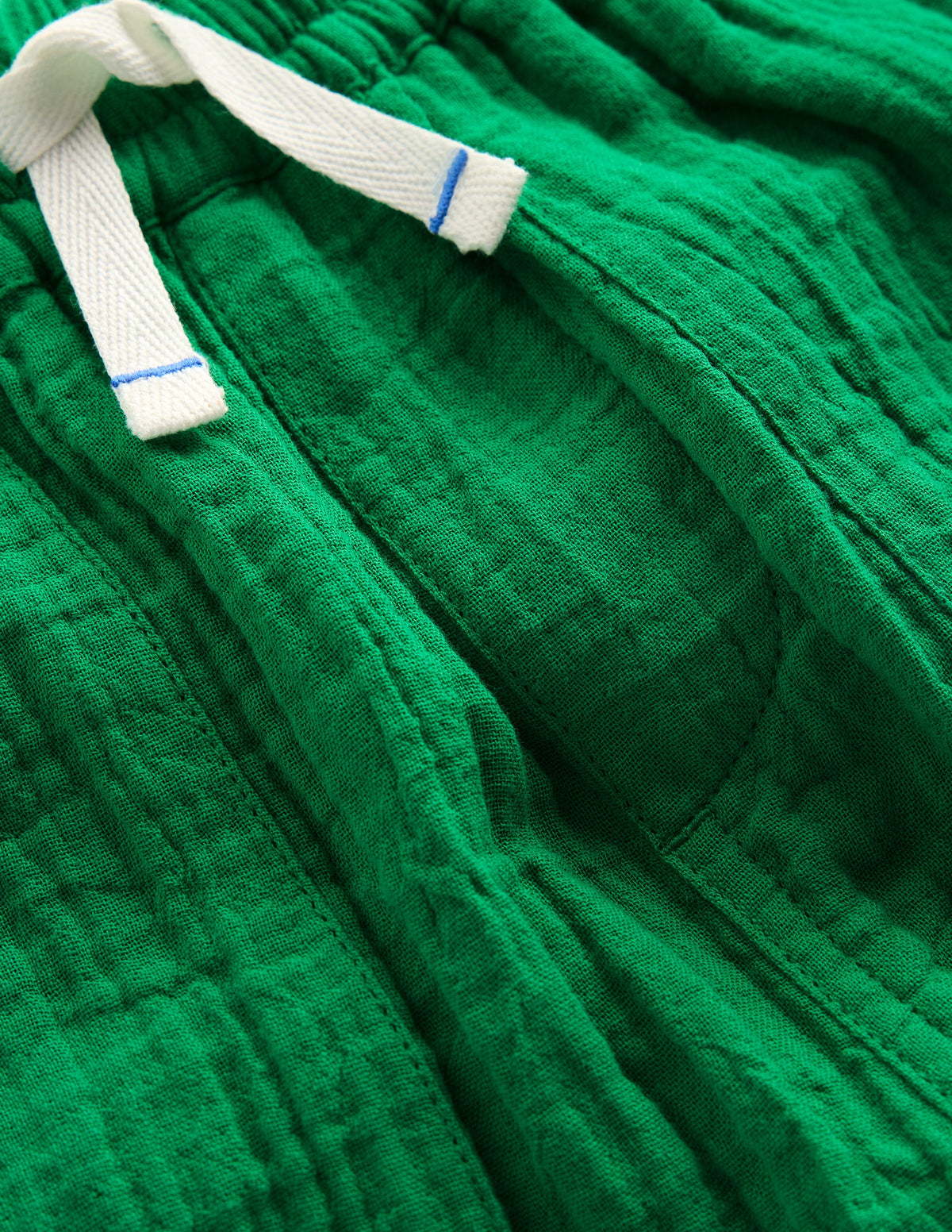 Doppeltuch-Shorts-Grünes Tamburin-3