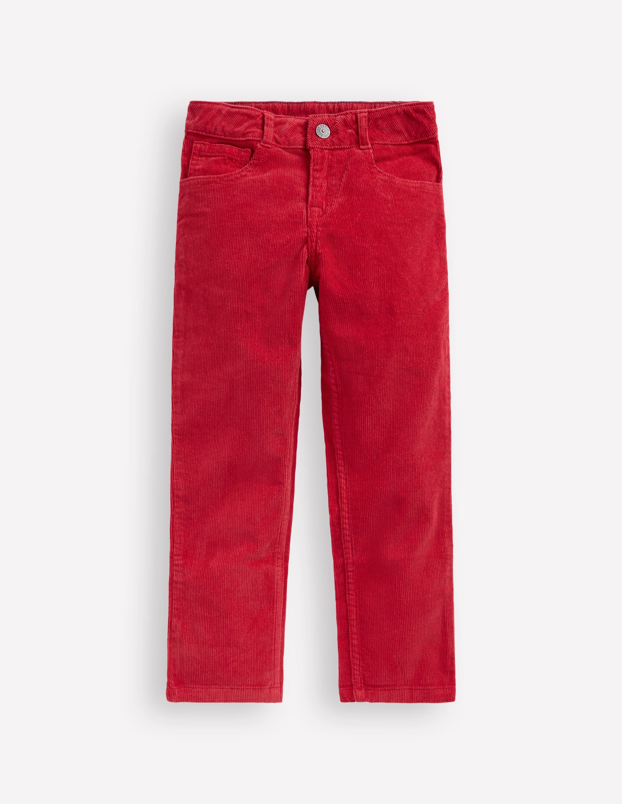 Klassische Cordhose-Karminrot - Image 1