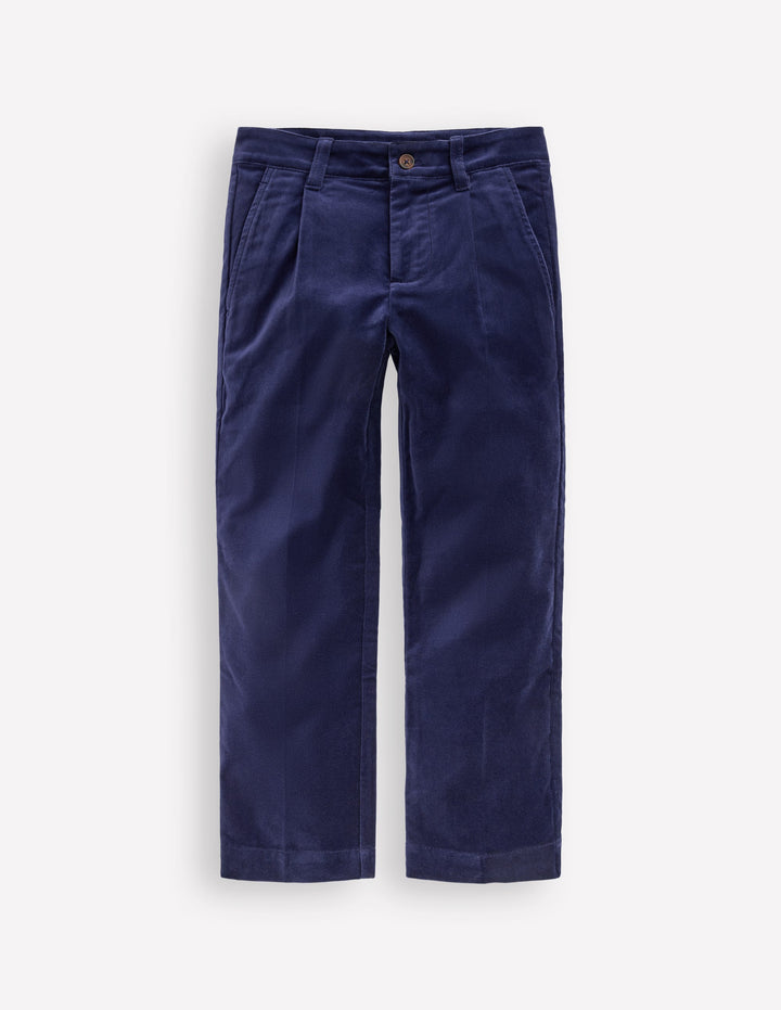 Elegante Hose-Navy Samt