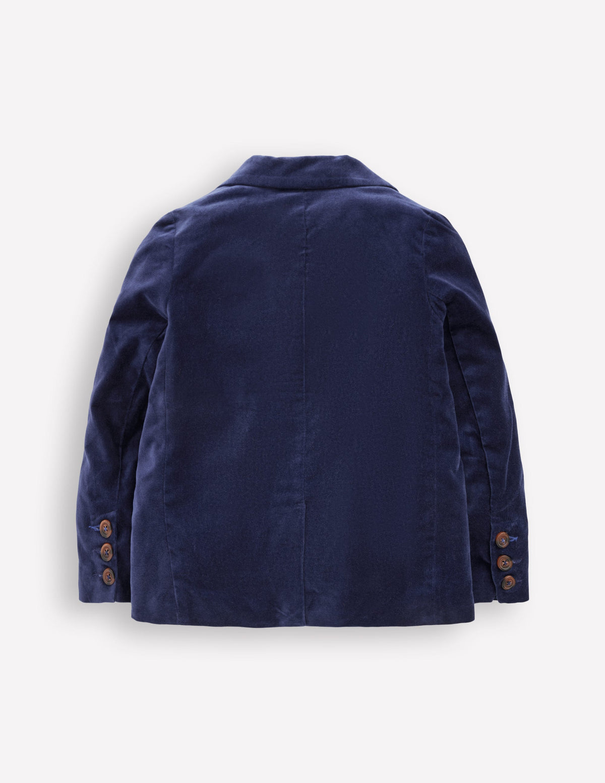 Classic Velvet Blazer-College Navy Velvet - Image 2