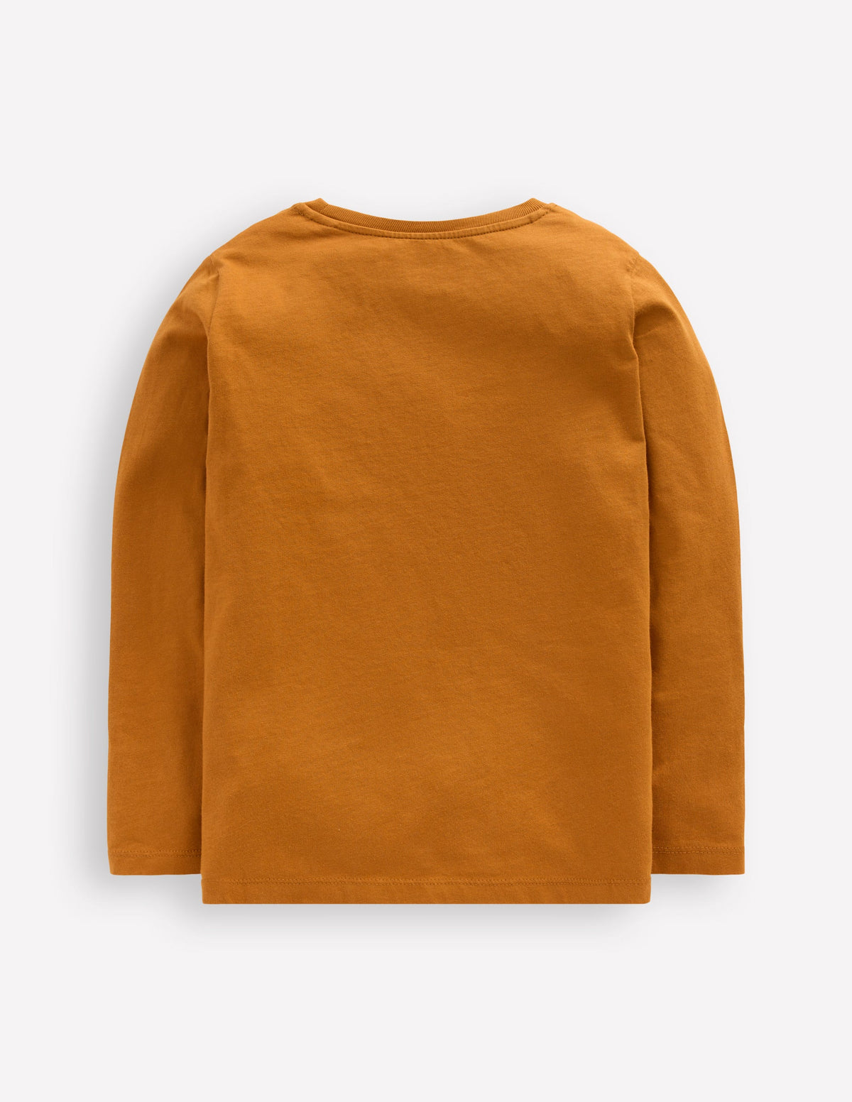 Long Sleeve Bouclé T-shirt-Toffee Brown Squirrel - Image 2