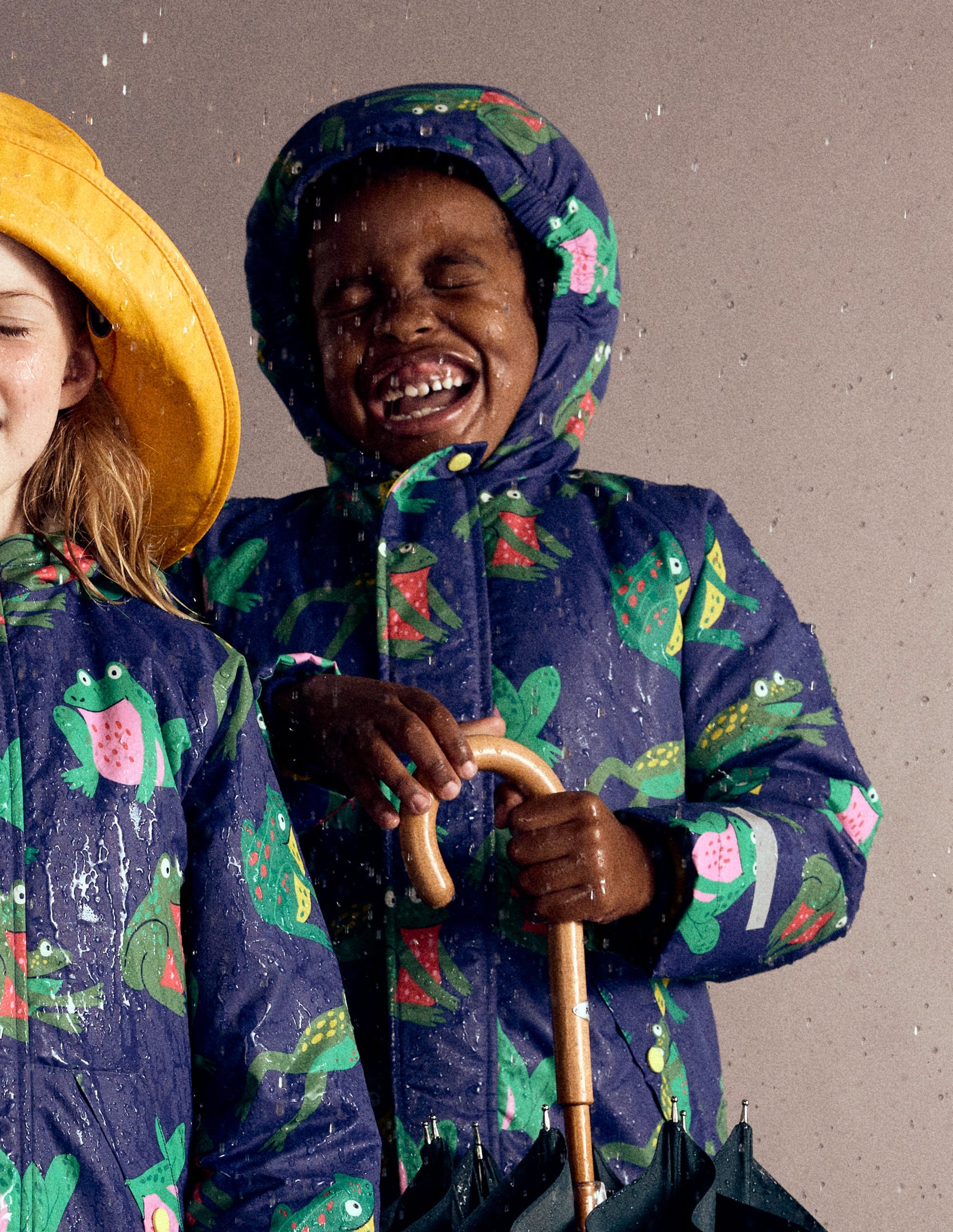 Anorak mit Teddyfellfutter-Dämmerlicht Frösche-6