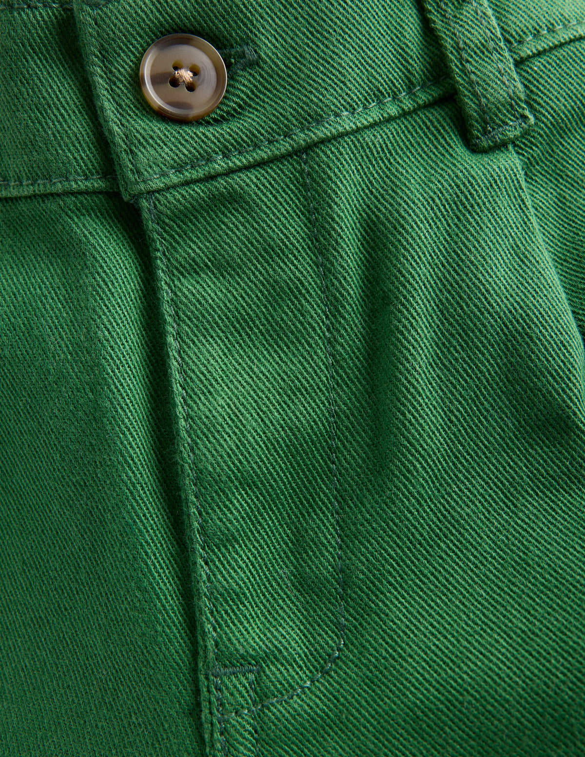 Hose mit geradem Bein für den Alltag-Kieferngrün Twill - Image 5
