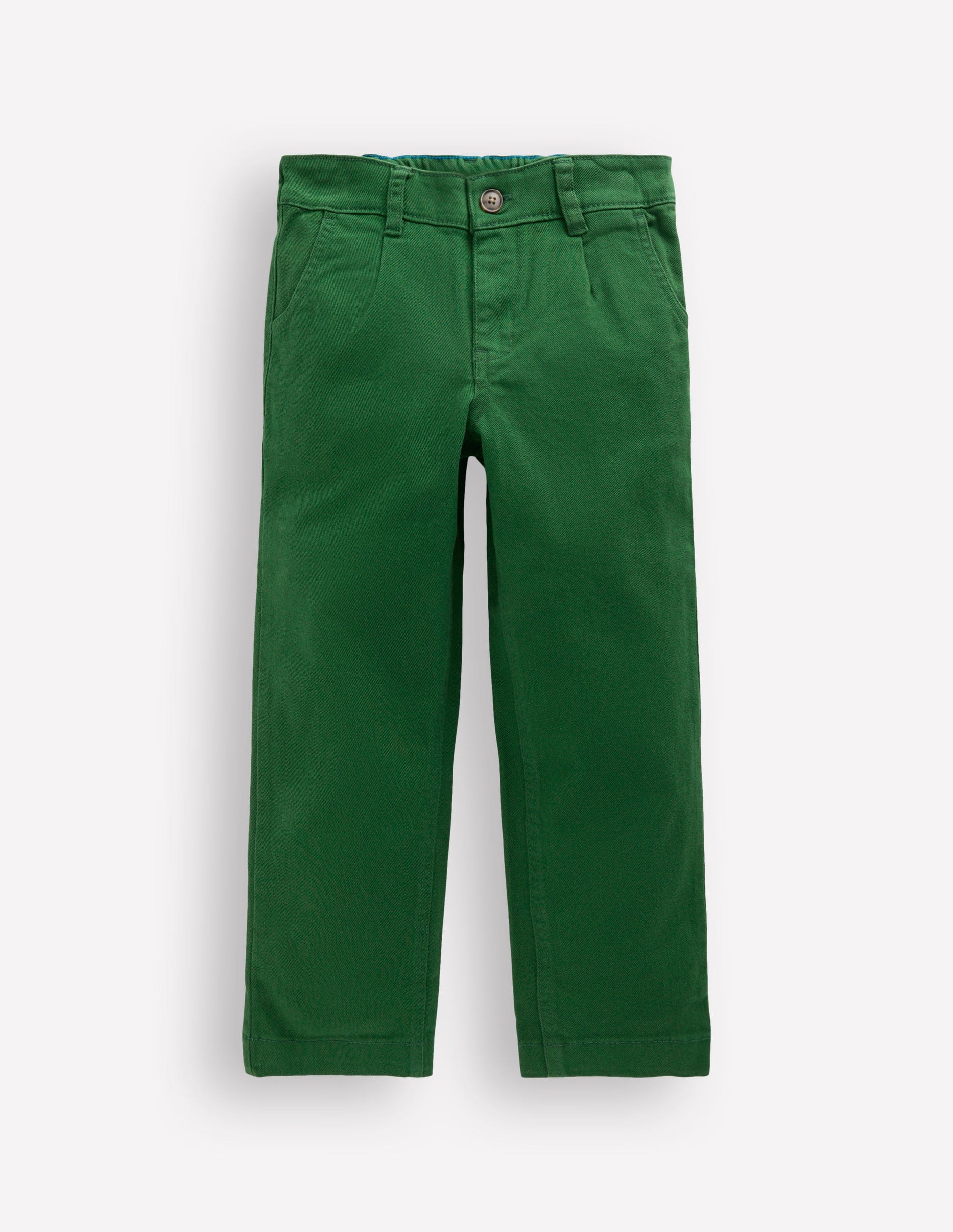 Hose mit geradem Bein für den Alltag-Kieferngrün Twill-3