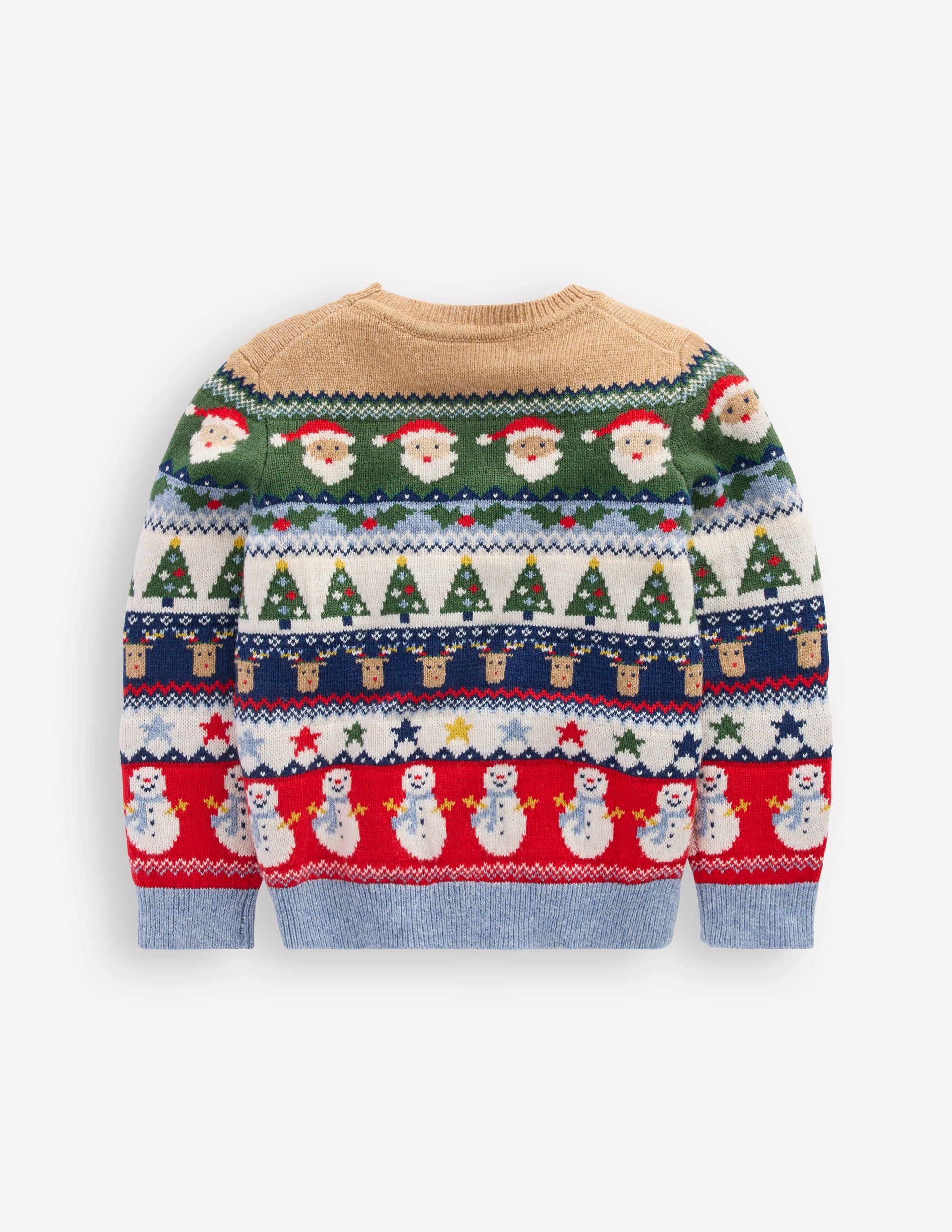 Fair-Isle-Pullover-Bunt Weihnachtliches Fair-Isle-Muster - Image 2