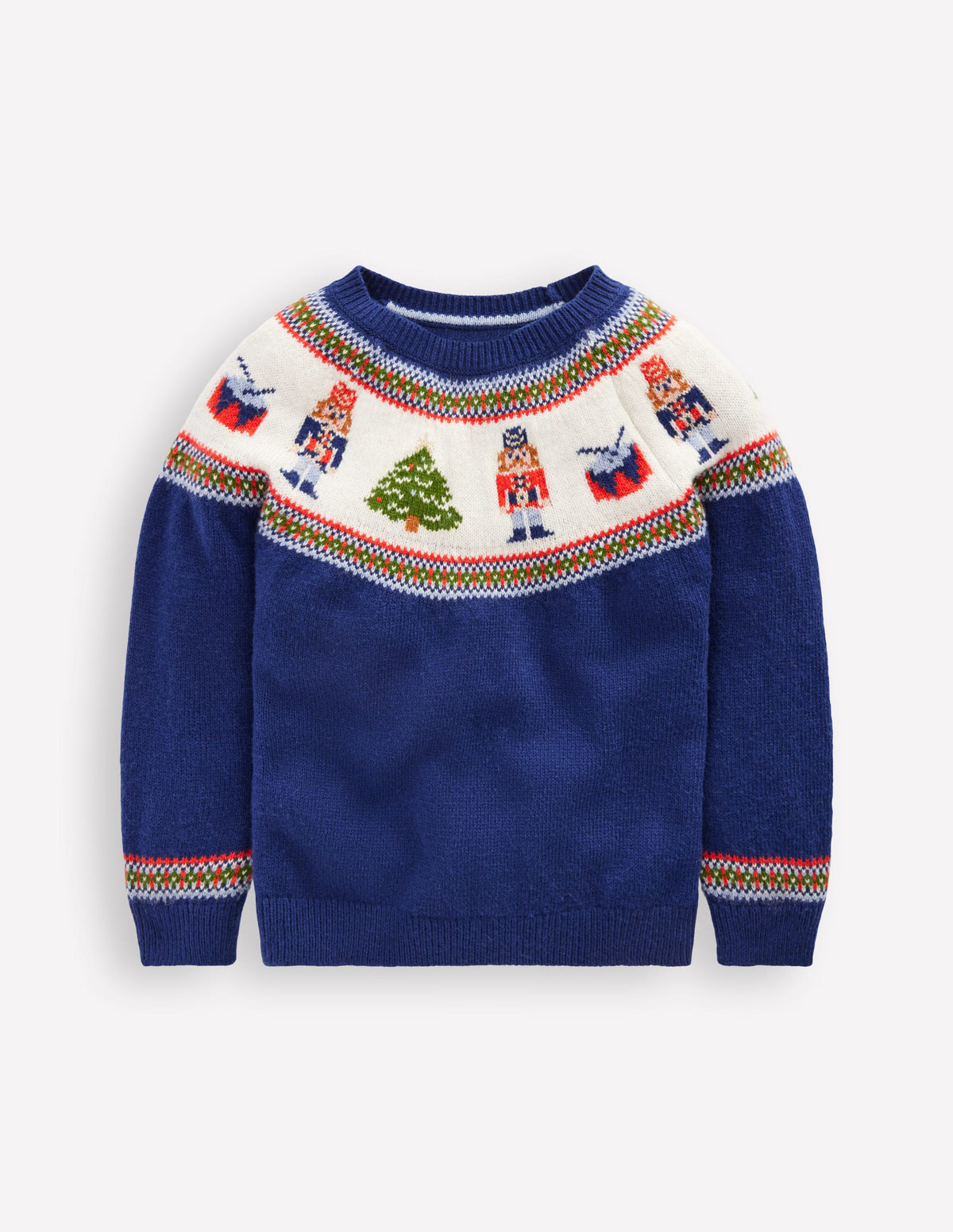 Fair-Isle-Pullover-Schuluniform-Marineblau Nussknacker-2